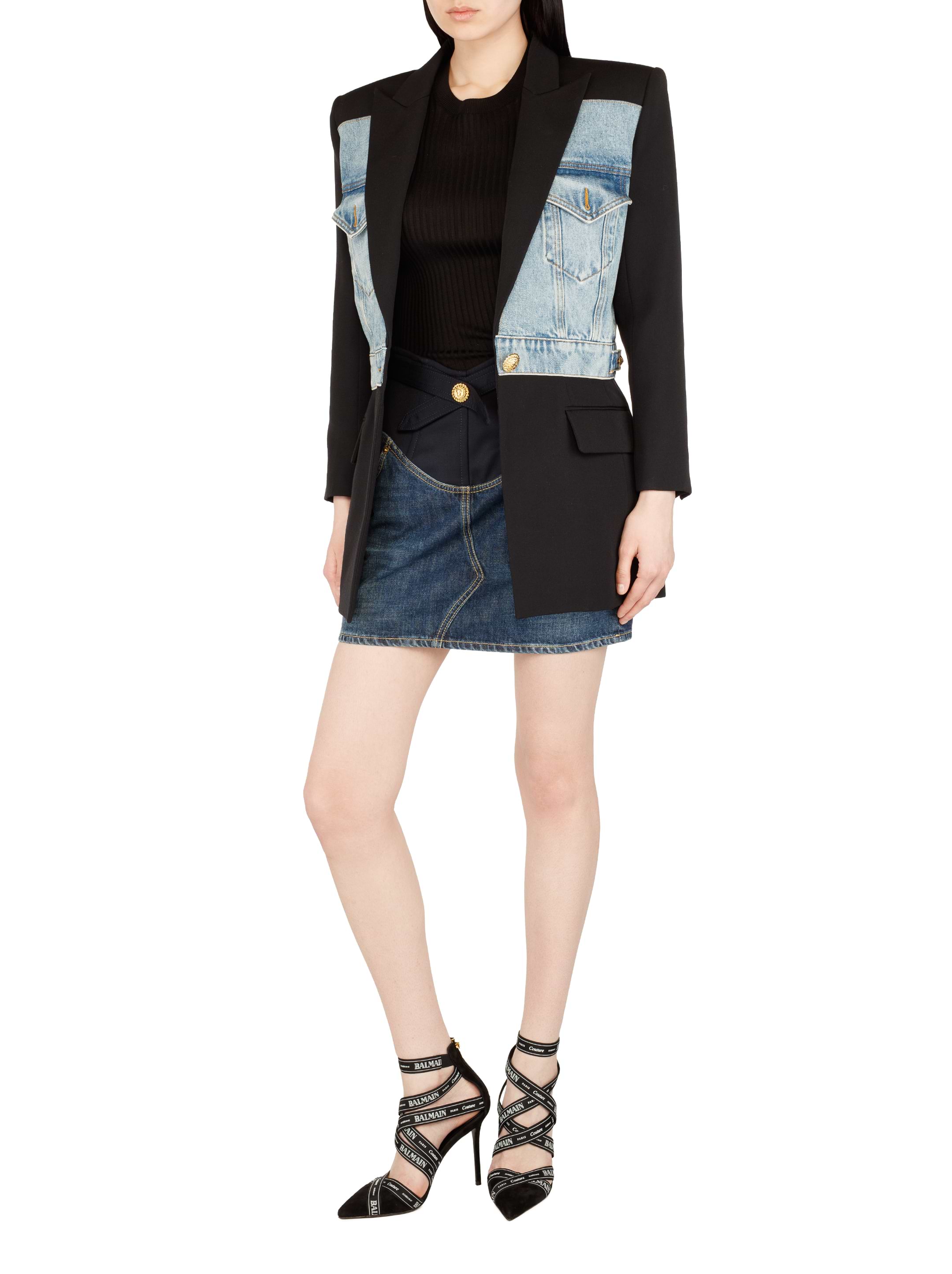 Balmain women's Combined single-breasted jacket - buy for