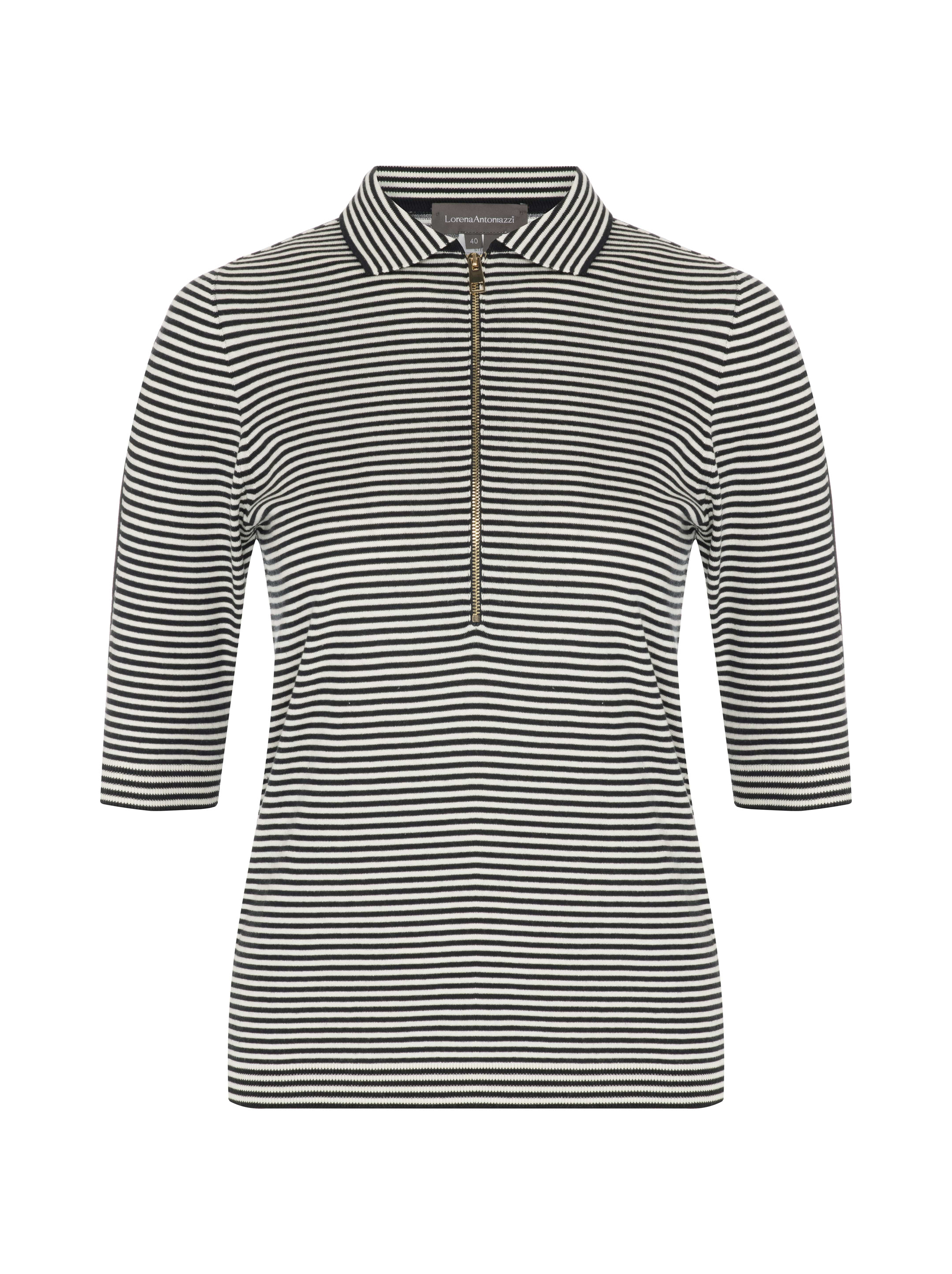 Tシャツ・カットソー FABIANA FILIPPI Polo shirt with frayed viscose collar Fabiana Filippi Polo Shirt With Frayed Viscose Collar In