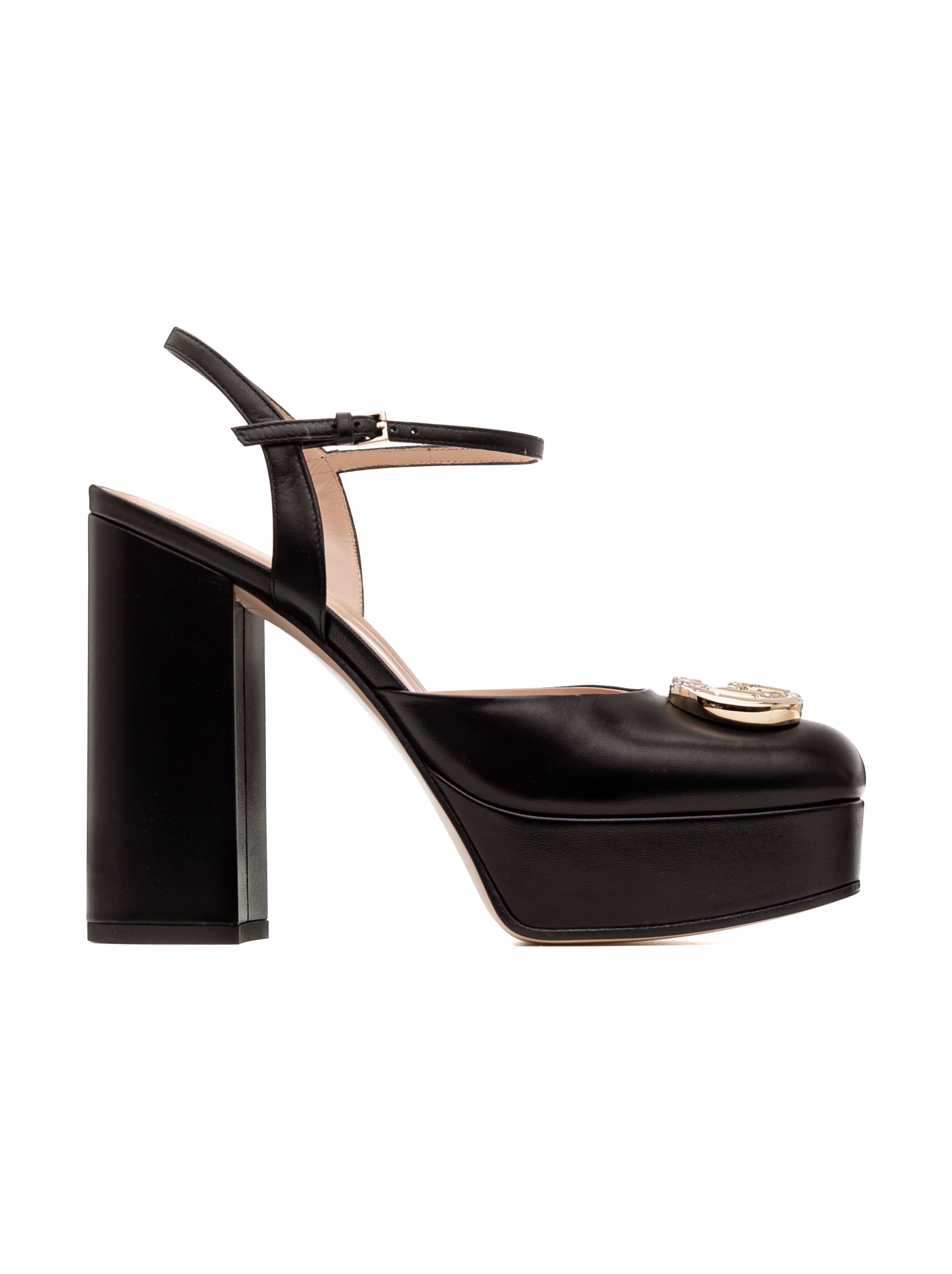 ①【GUCCI（即購入値下げ交渉歓迎）】bodymaker Brand New Gucci X Adidas Logo Leather Slingback Pump Women's