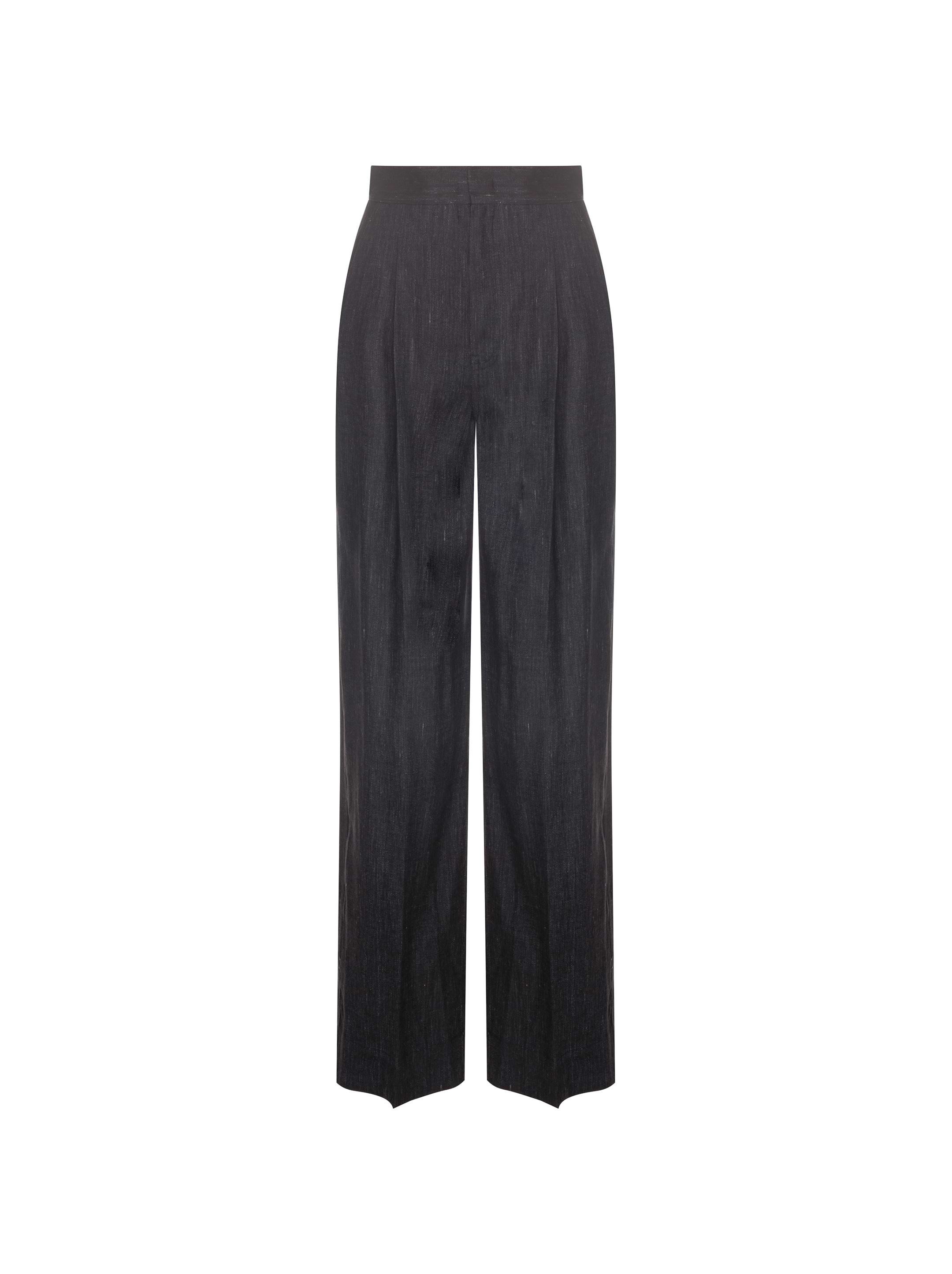 Lorena Antoniazzi women's Wide-leg linen pants - buy for