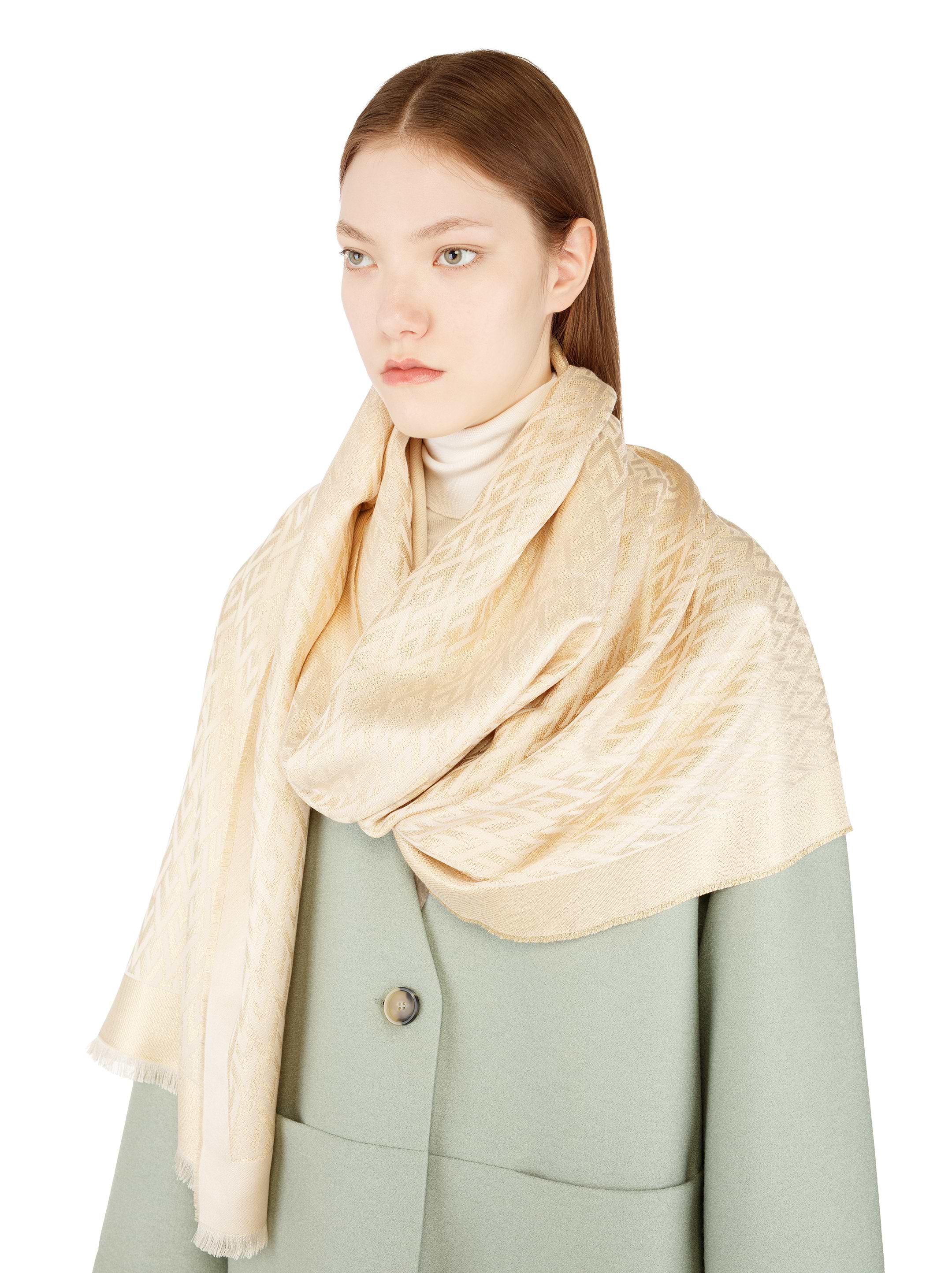 【関税&送料込】Valentino Garavani Scarfs Valentino Garavani Voyage Imaginaire Silk Bandeau Scarf with