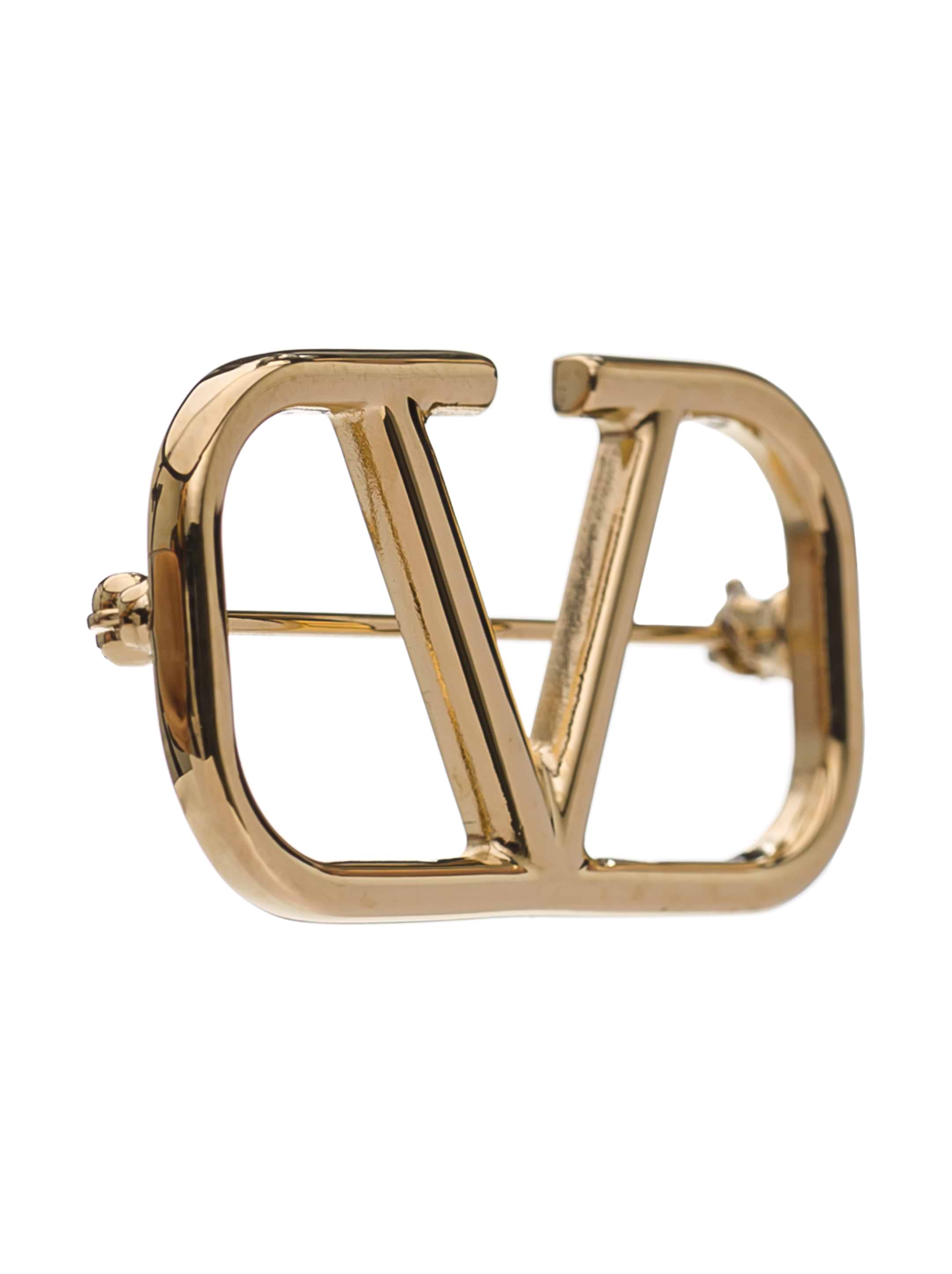 【送料無料】VALENTINO GARAVANI Vlogo Brooch Vロゴ ブローチ nm_4661098_100239_m