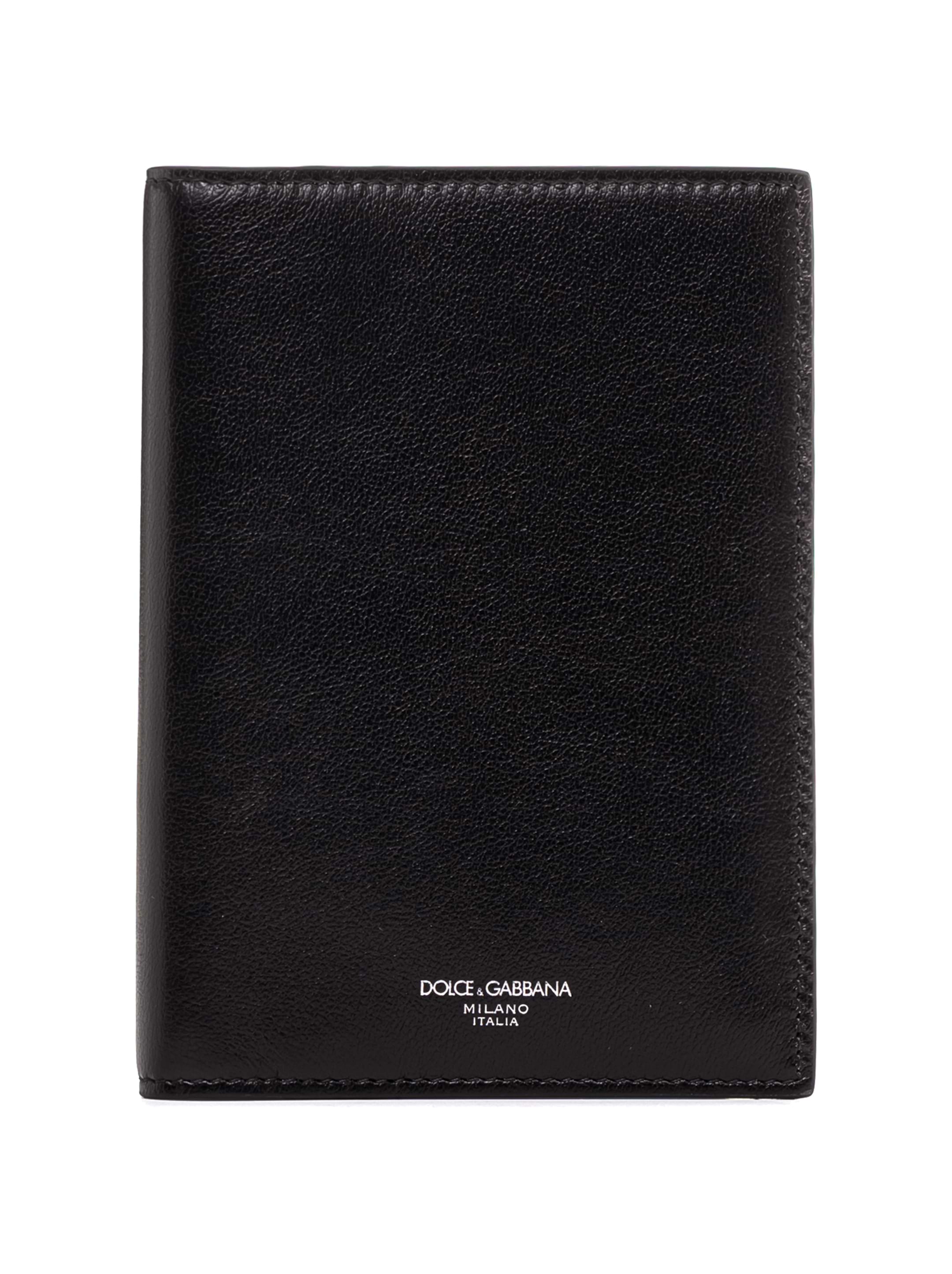 Dolce&Gabbana men's Passport holder with logo - buy for
