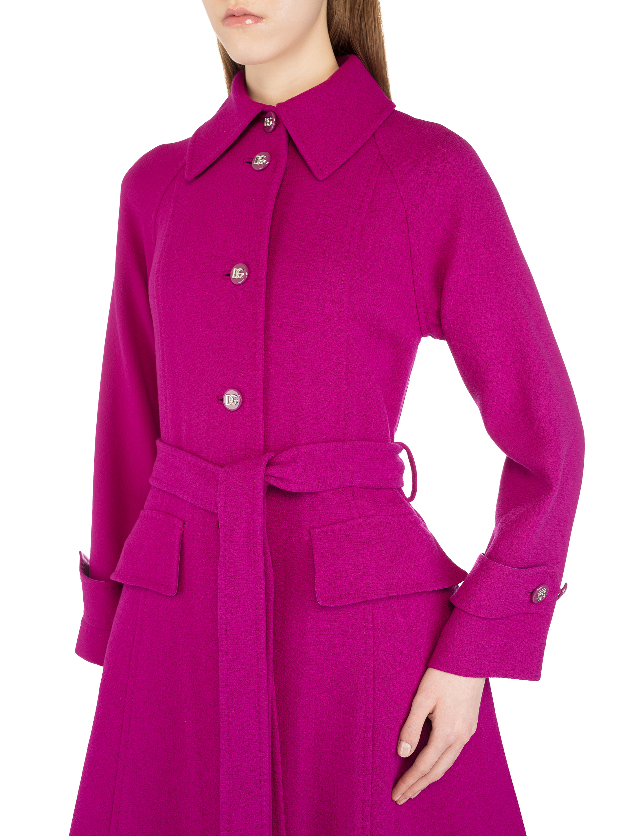 Dolce&Gabbana women's Woolen single breasted coat - buy for