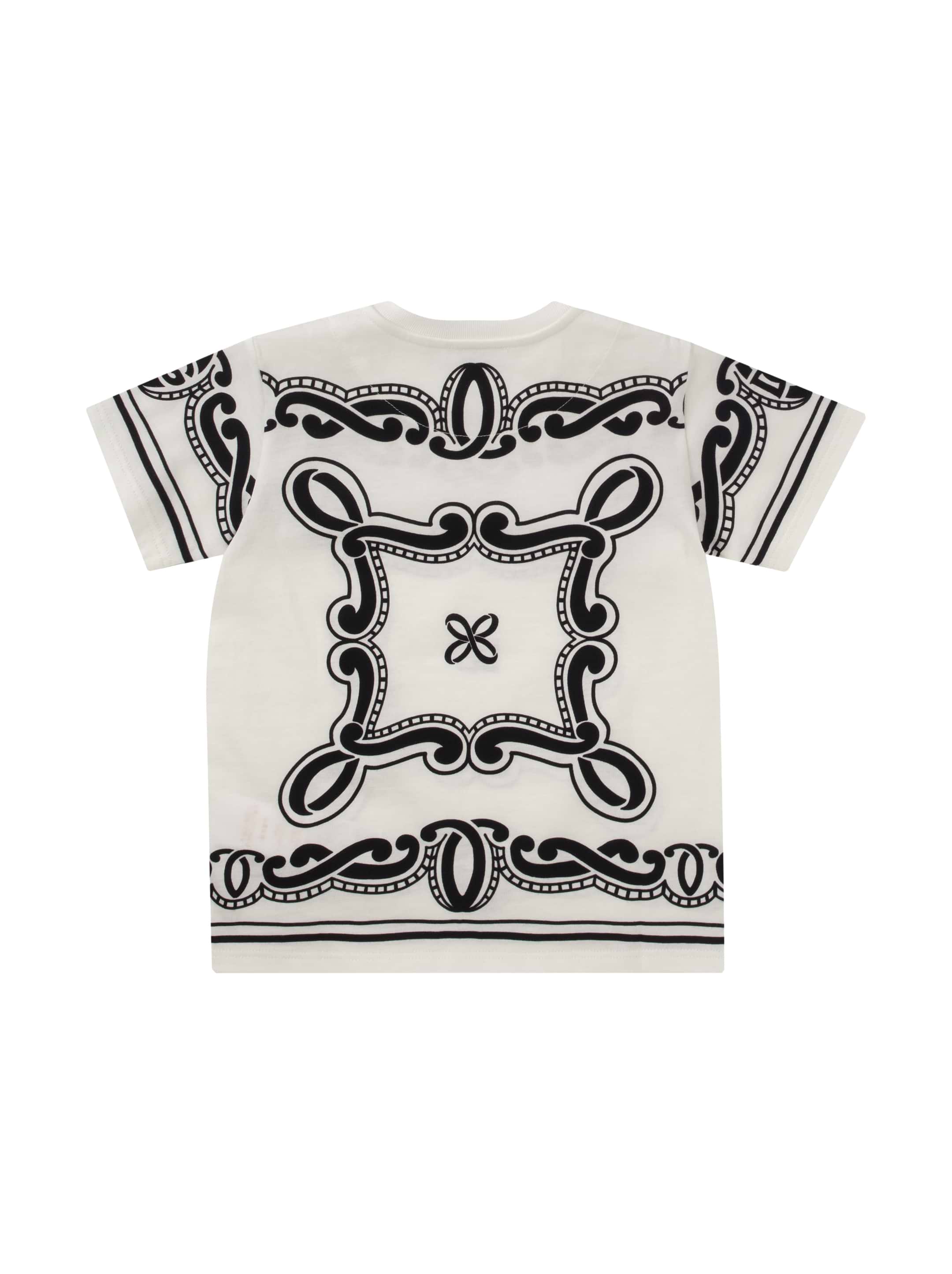 【Dolce&Gabbana】 GraphicコットンTシャツ Dolce & Gabbana オーバーサイズ グラフィック コットン Tシャツ
