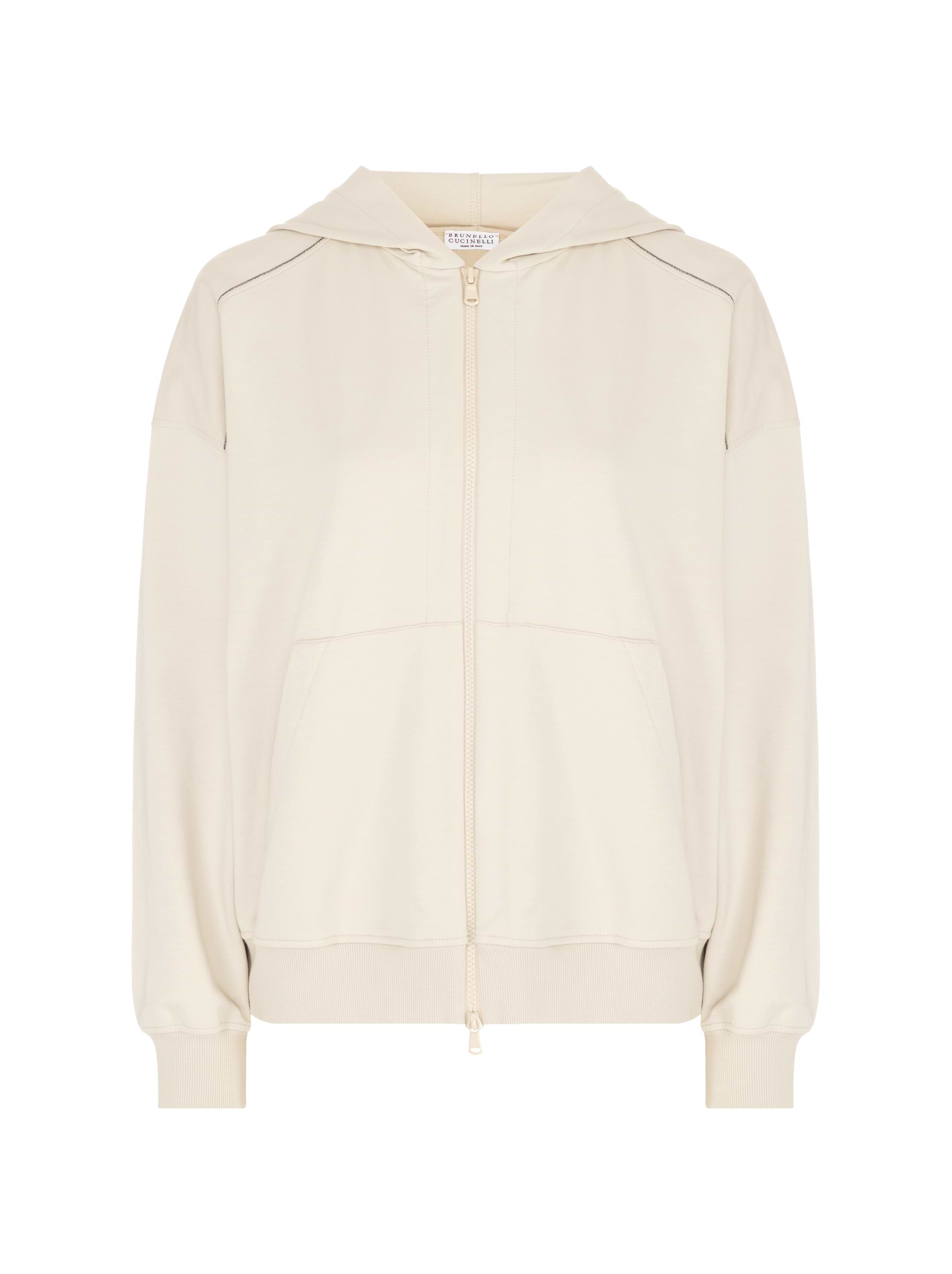 Brunello Cucinelli women's Track jacket wih monil chain