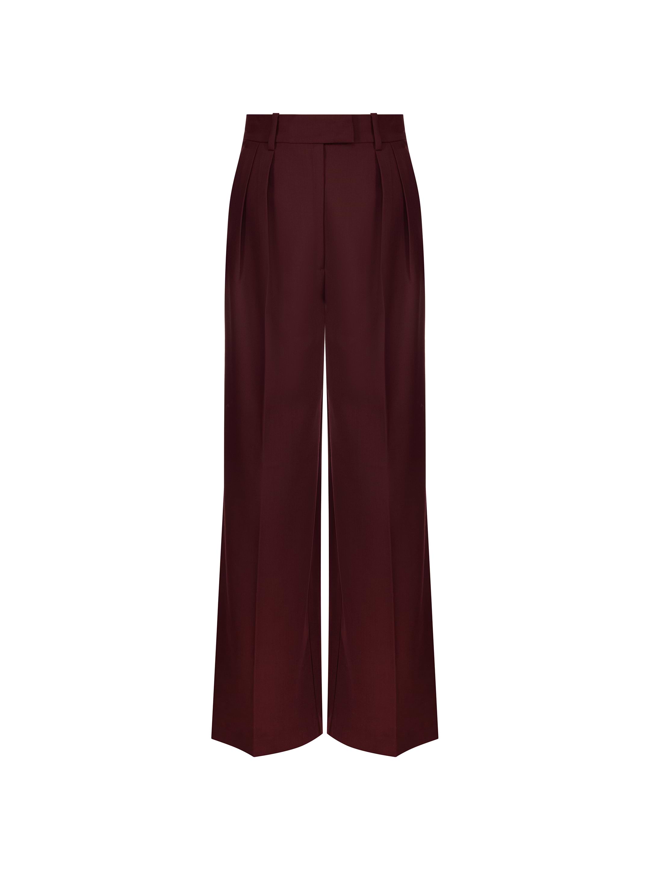 パンツ ANINE BING Women Straight Pants A 03 10598CO Red Anine Bing Pants - REVOLVE
