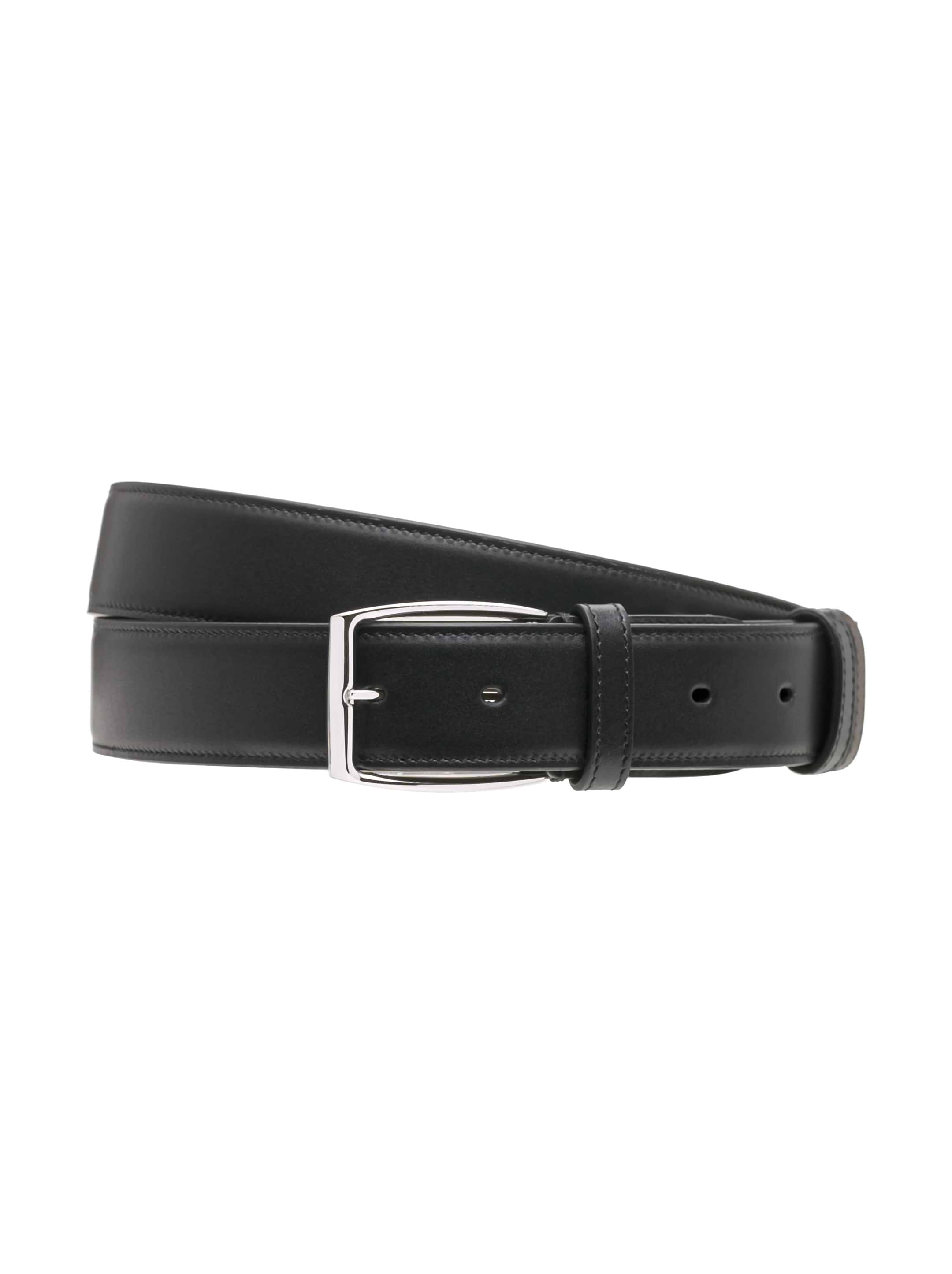 小物 DUNHILL Calfskin Leather Belt dunhill Chassis Belt | Racing Buckle | Black | dunhill US