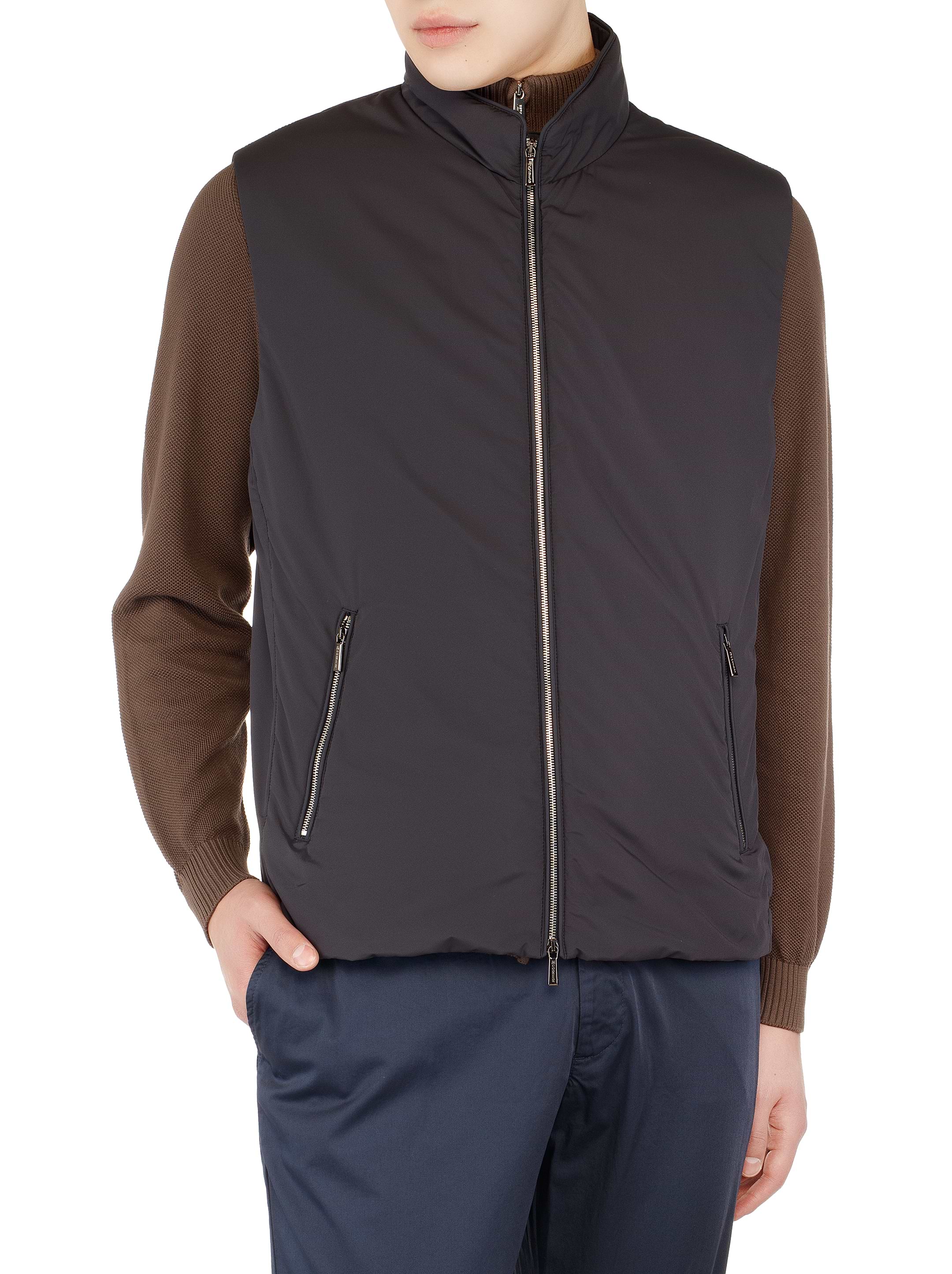 【送料&関税込】Moorer Technical Fabric Vest 700002 ノーカラー中綿インナーベスト | CUC・ CHUSAN WORKWEAR