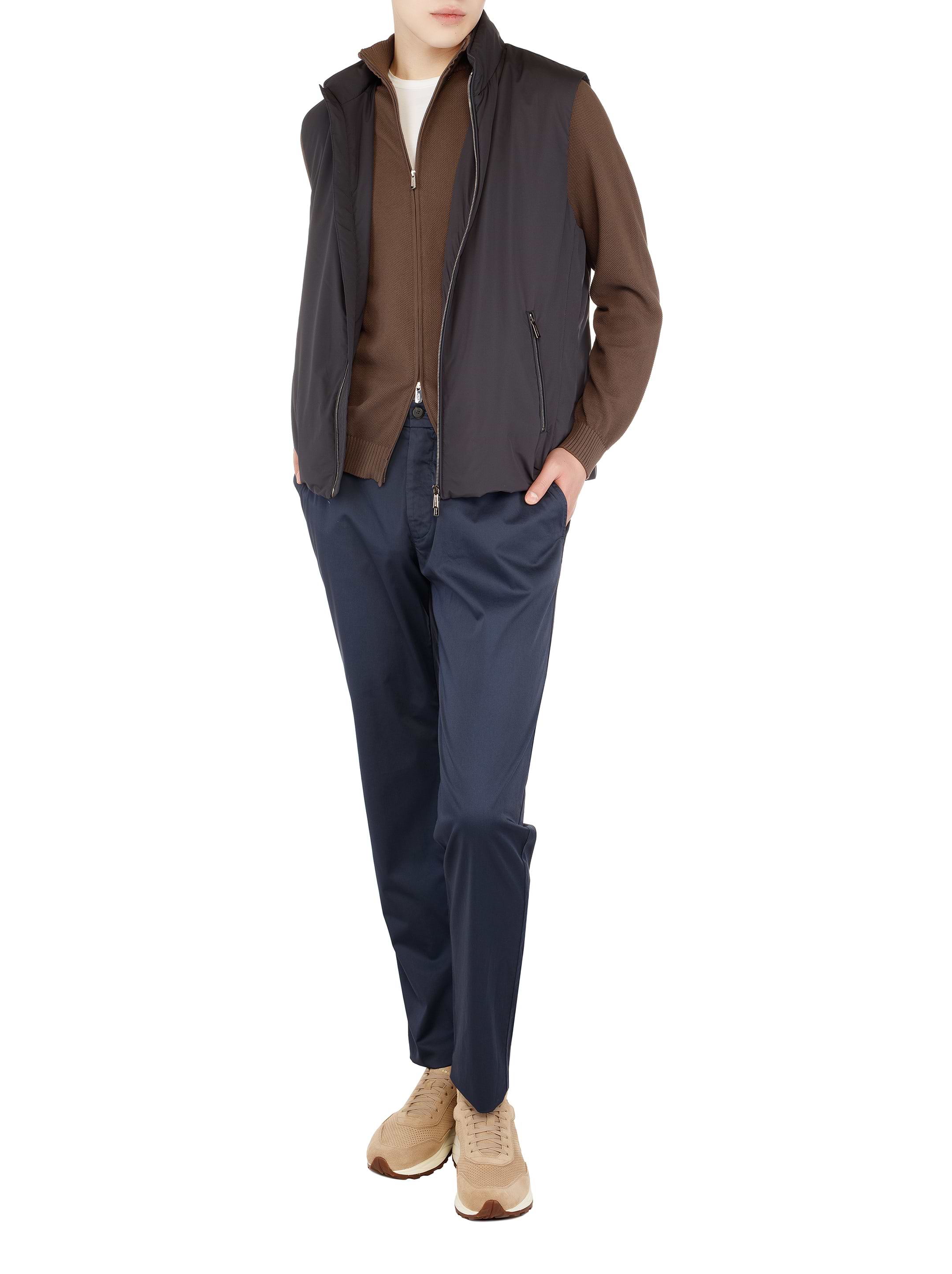 【送料&関税込】Moorer Technical Fabric Vest MooRER men's Zipped vest - buy for 404800 KZT in the