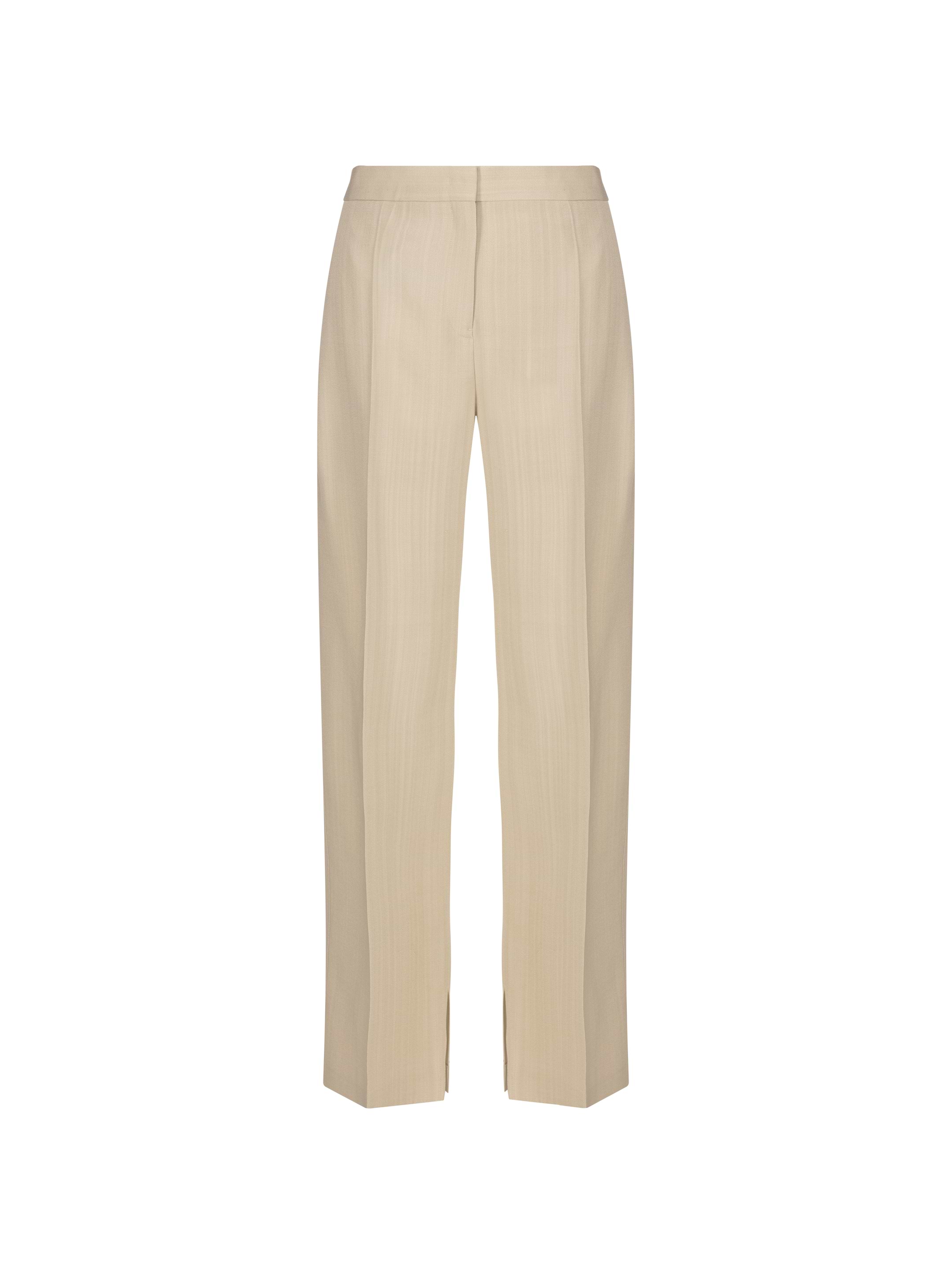パンツ CHLO STRAIGHT-LEG TROUSERS IN CANVAS Chloé Flared Tailored Pants In Cotton Canvas | Chloé MD