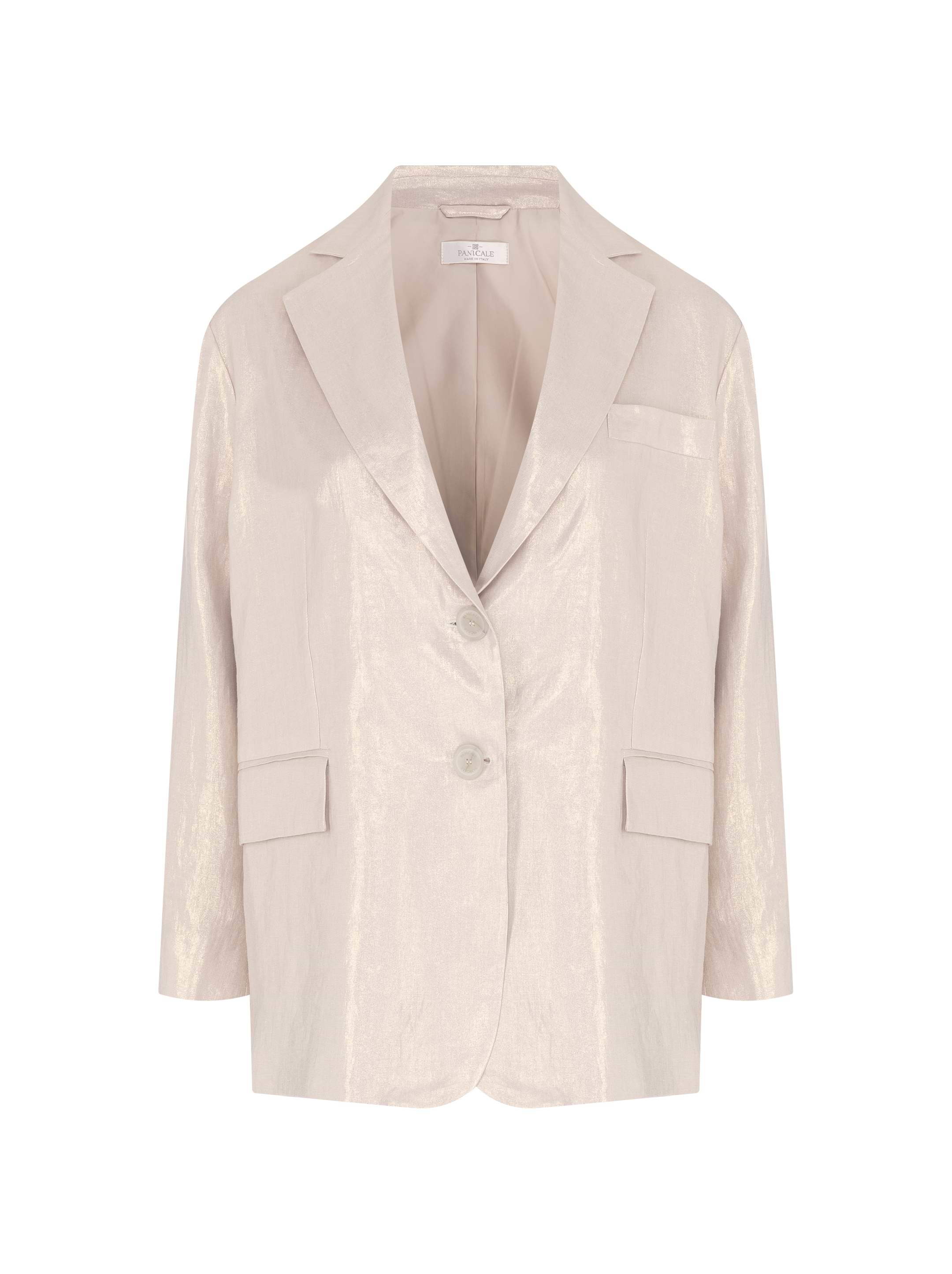 Single-breasted blazer with lurex Panicale for women - buy