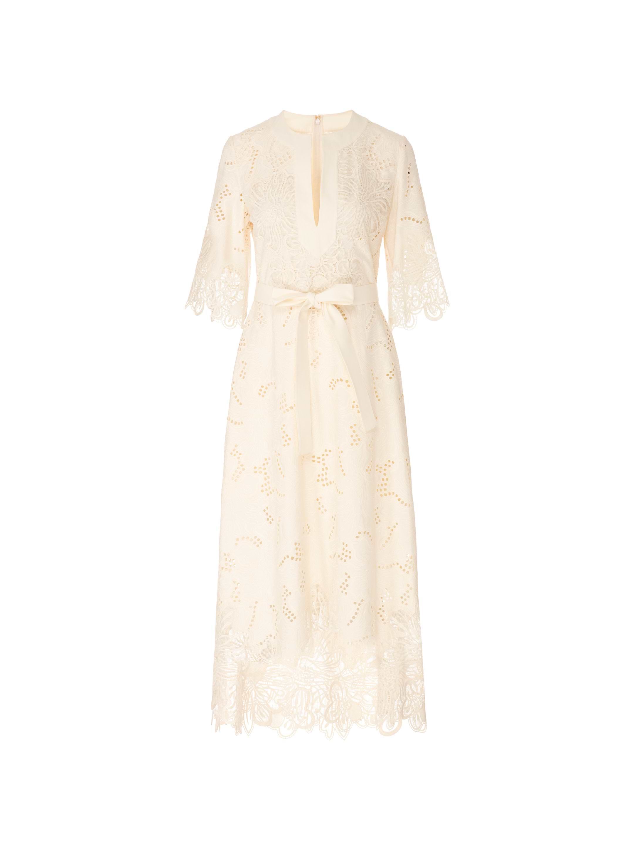 ◆Loulouseoul◆ Eternal Eve Midi Dress Scarf Set Ivory LOULOUSEOUL Eternal Eve Midi Dress / Scarf Set - Navy