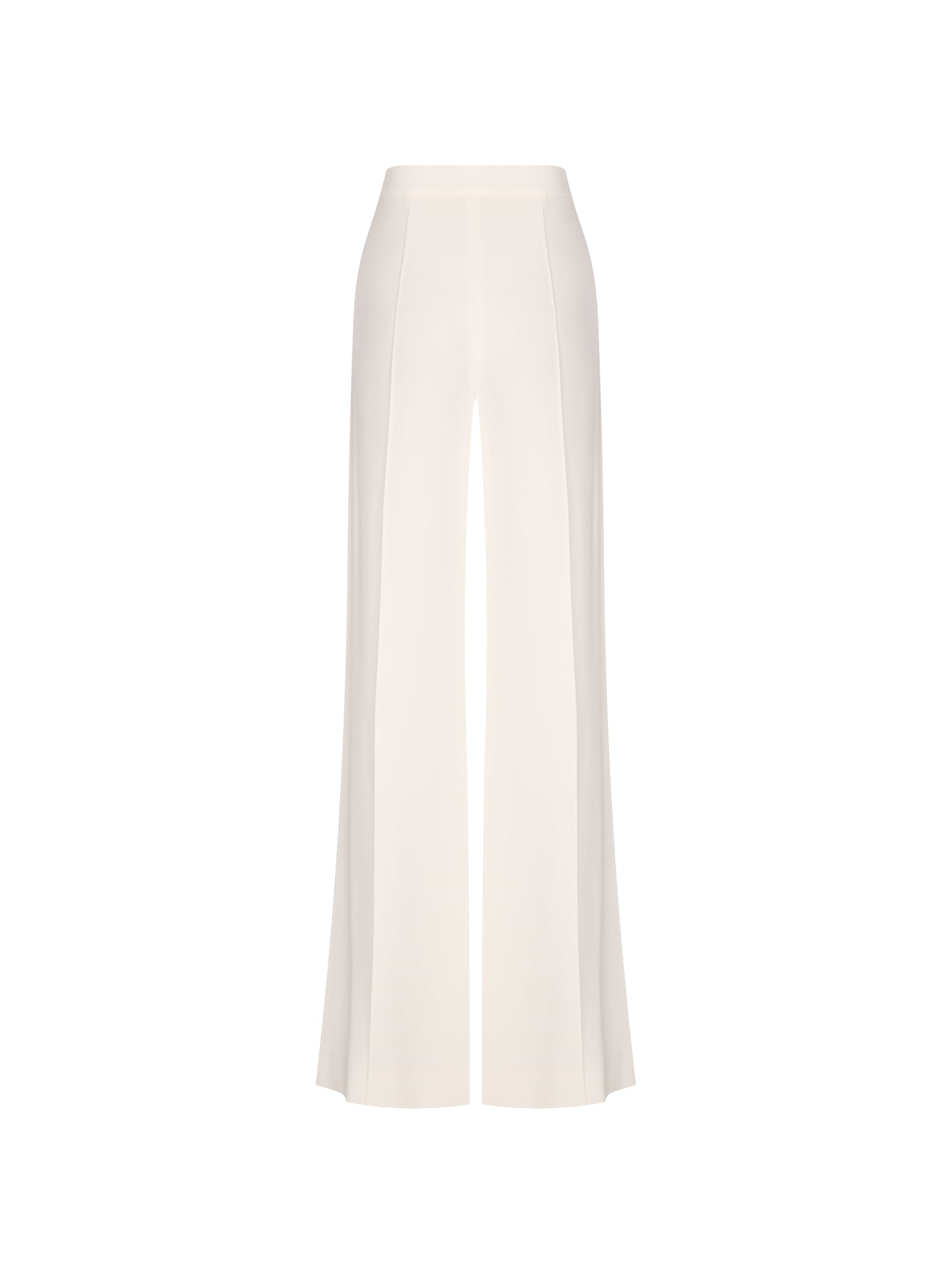パンツ ELIE SAAB WIDE-LEG TROUSERS IN CREPE DE CHINE Wide leg pants Elie Saab for women - buy in the official