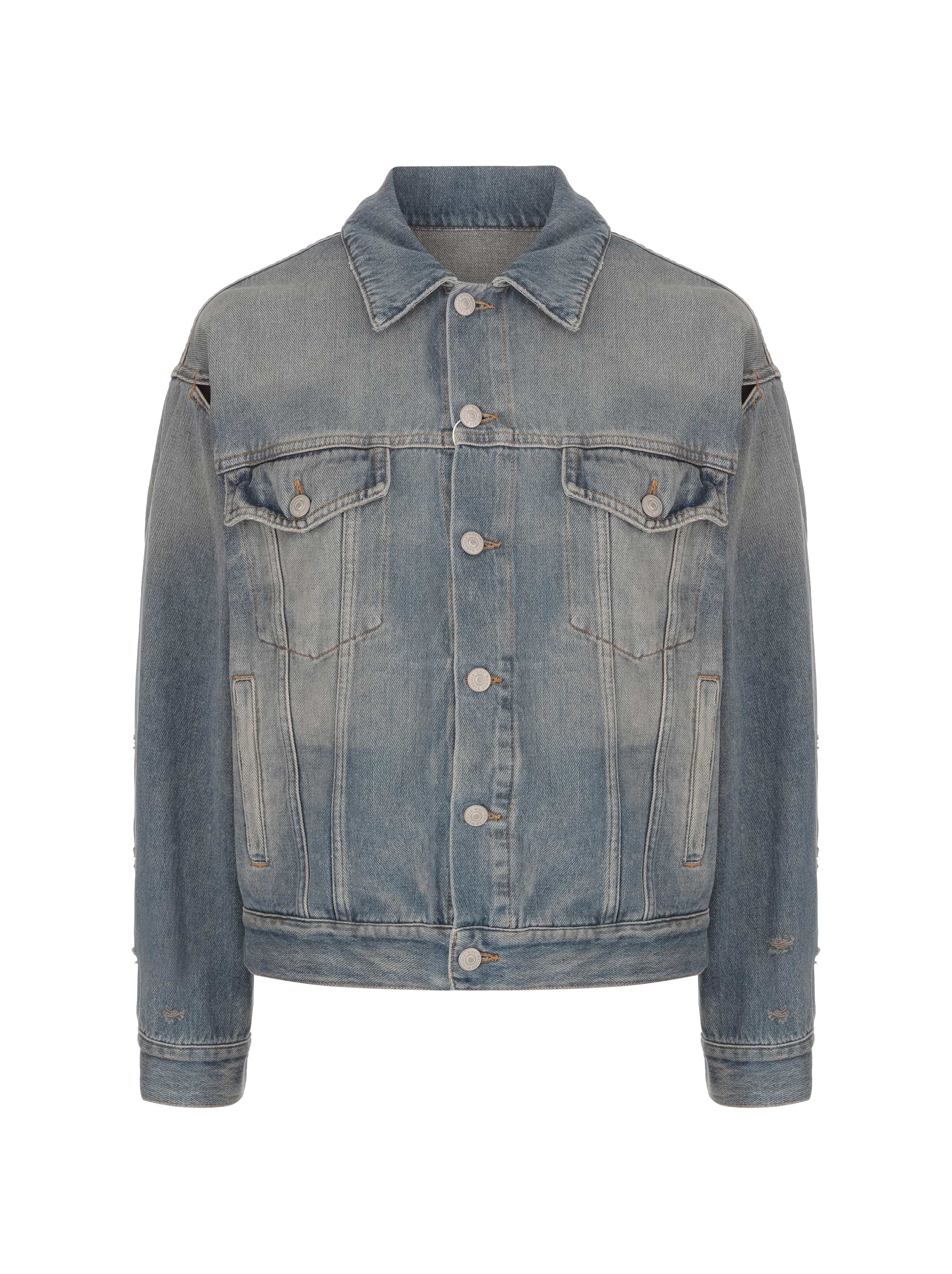 MM6 MAISON MARGIELA women's Denim jacket with slits - buy