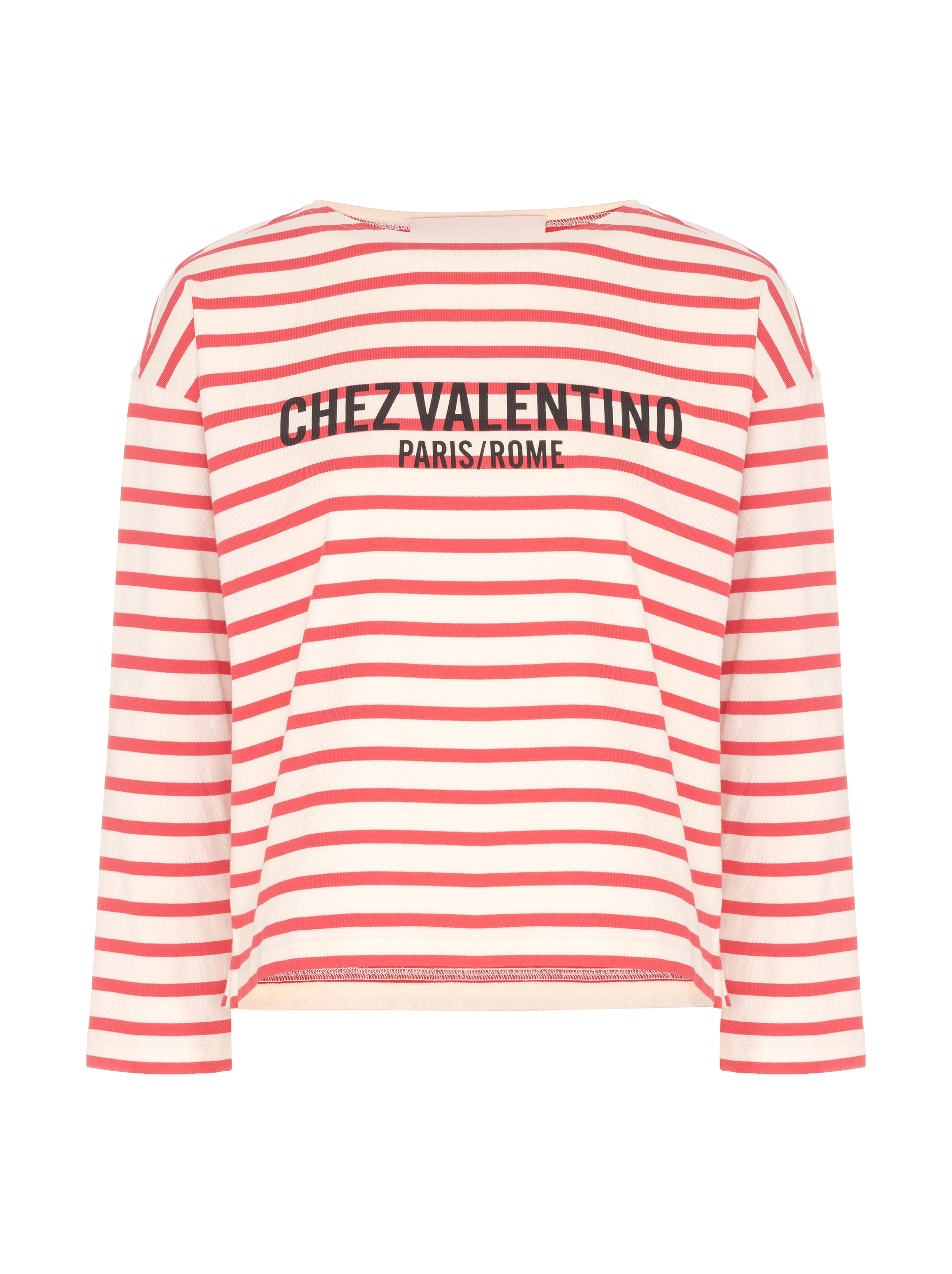 Striped cotton sweatshirt Valentino Garavani for women - buy