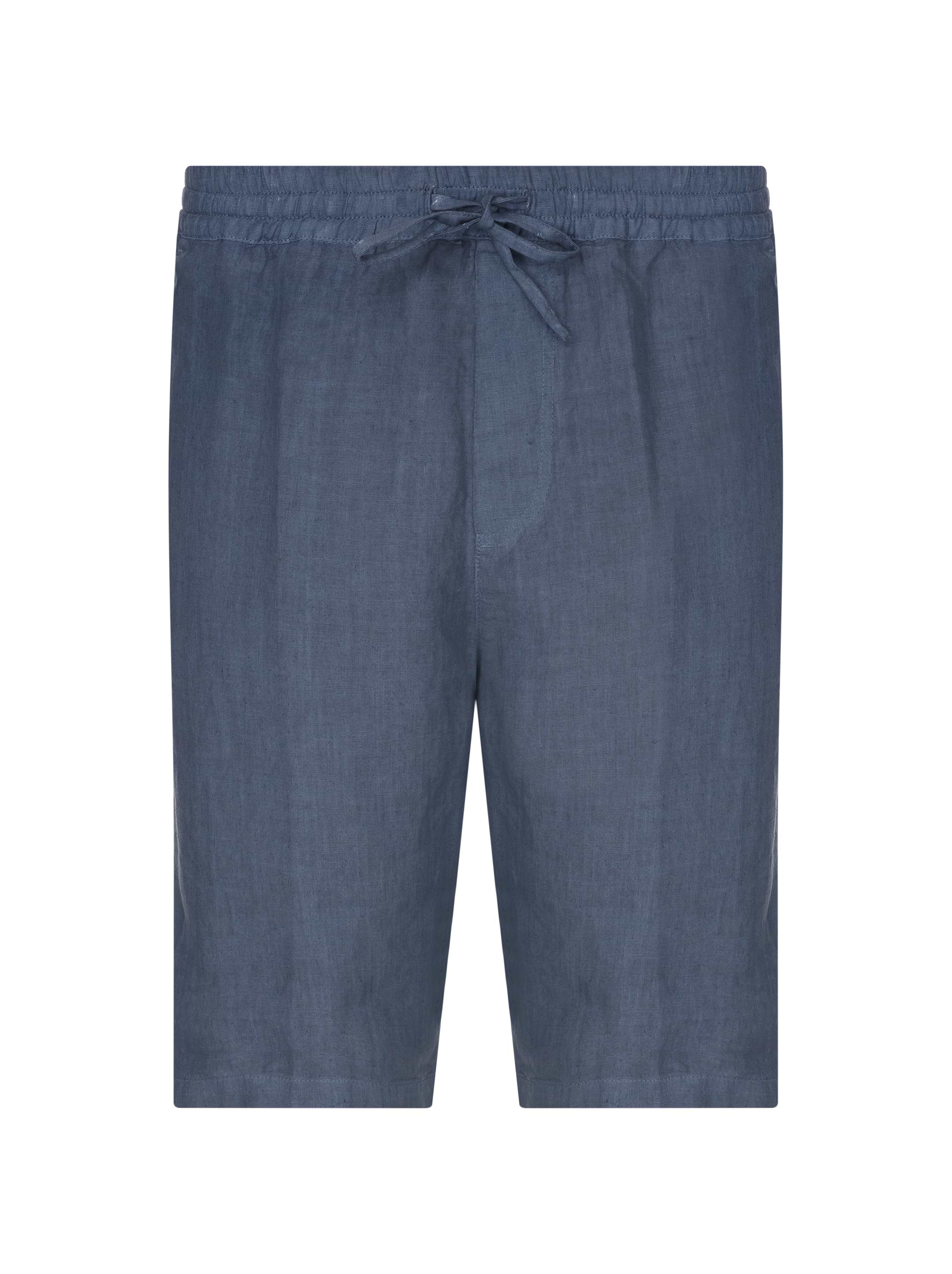120% Lino men's Linen shorts with drawstring - buy for 78300
