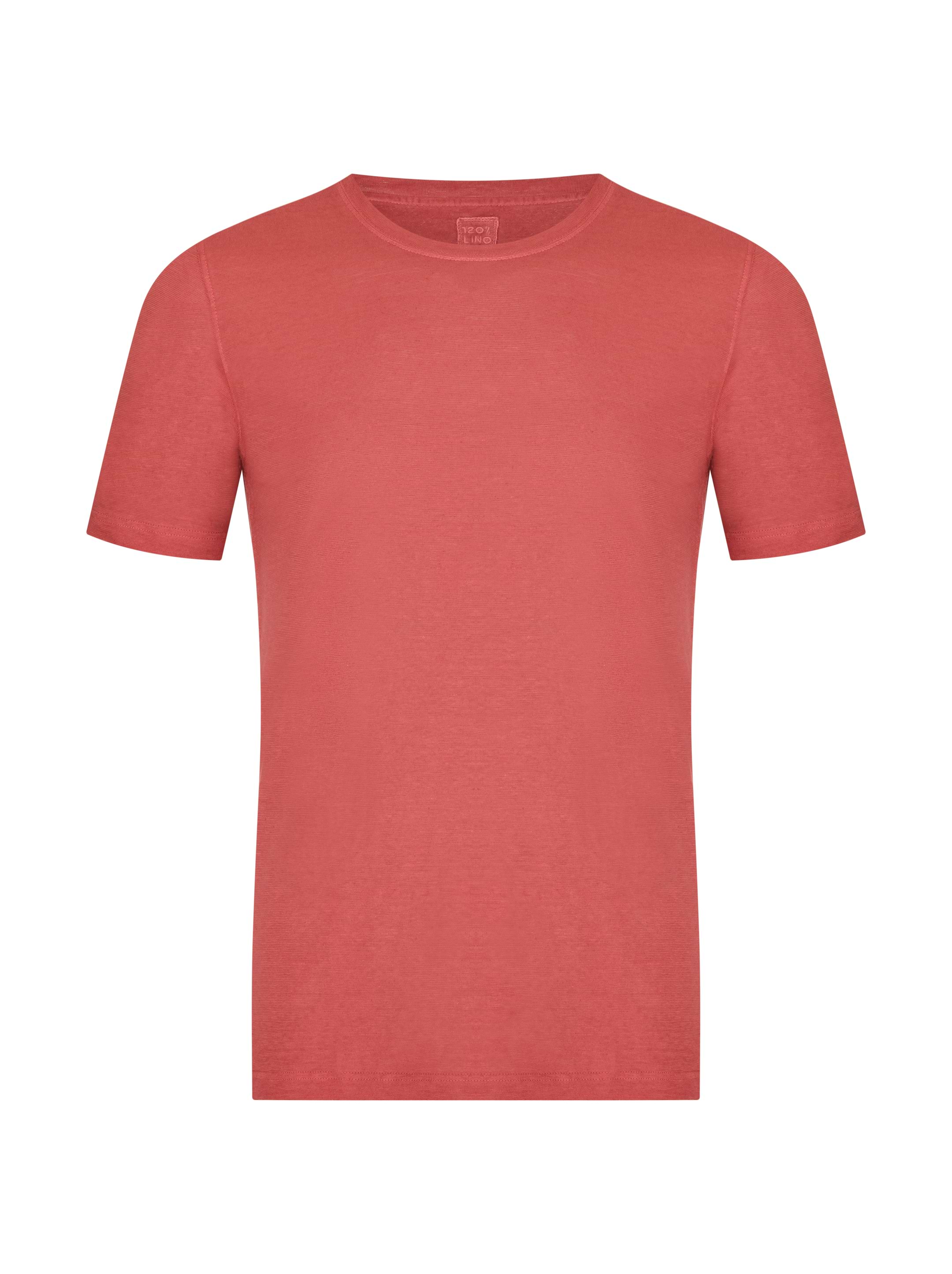 120% Lino men's Linen T-shirt with logo - buy for 68670 KZT