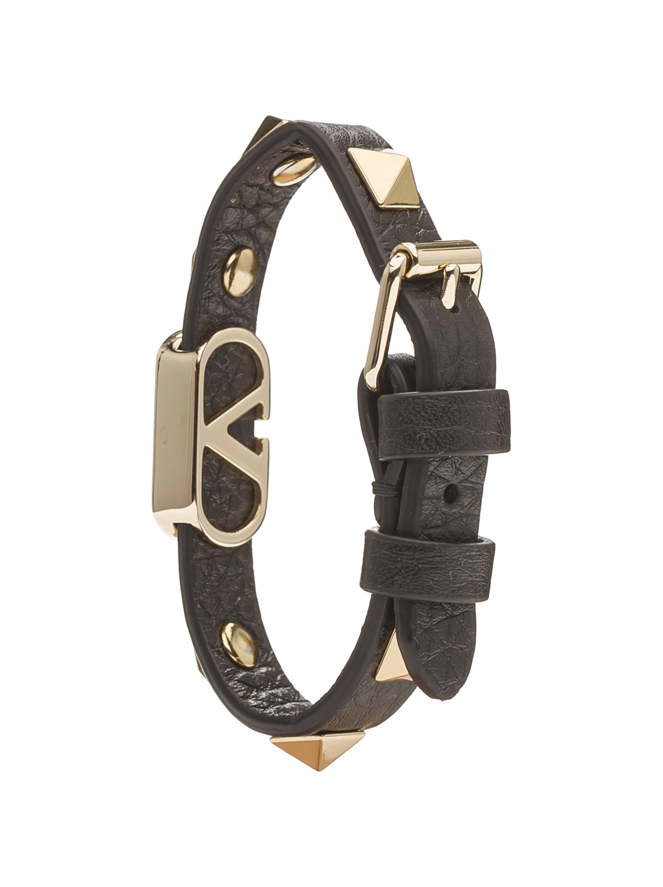 Rockstud leather bracelet Valentino Garavani for women - buy
