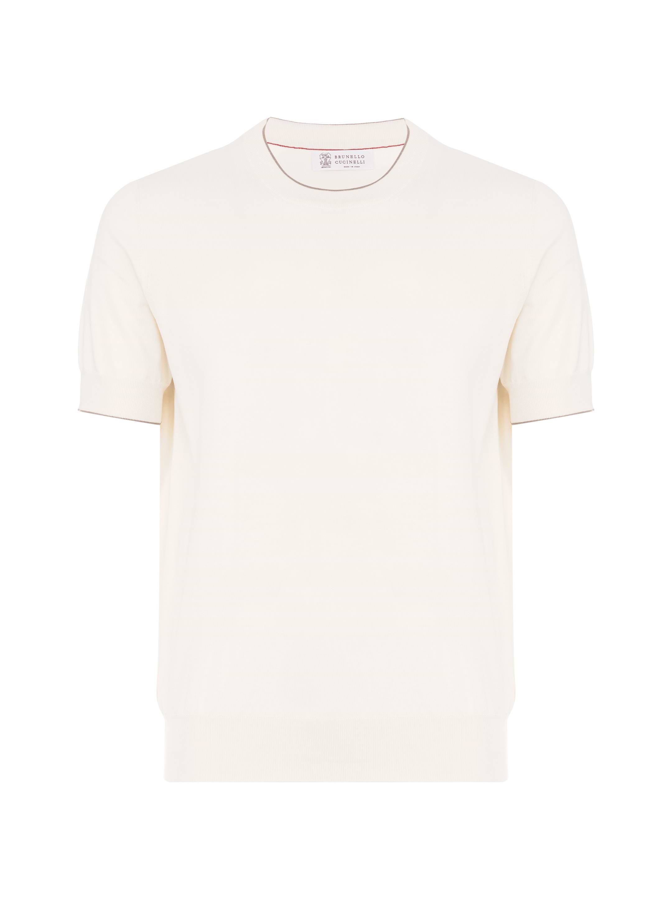Tシャツ・カットソー BRUNELLO CUCINELLI Men T-shirt Beige M29805500 CTD66 Brunello Cucinelli crew neck t shirt – Daniello.com