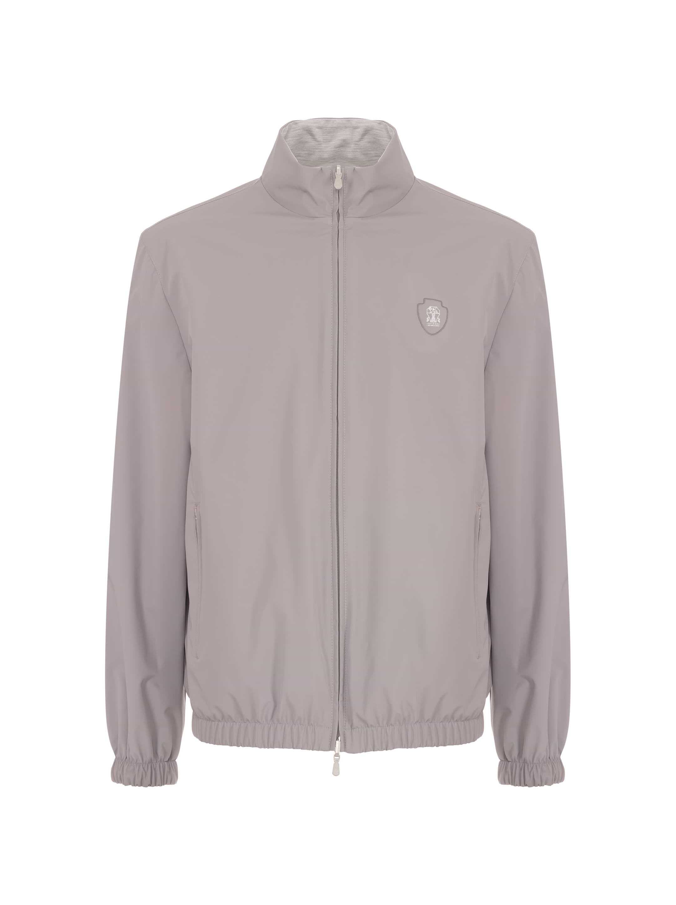 BRUNELLO CUCINELLI WRパッド入りジャケット Flannel blazer for Boys in Medium Grey | Brunello Cucinelli