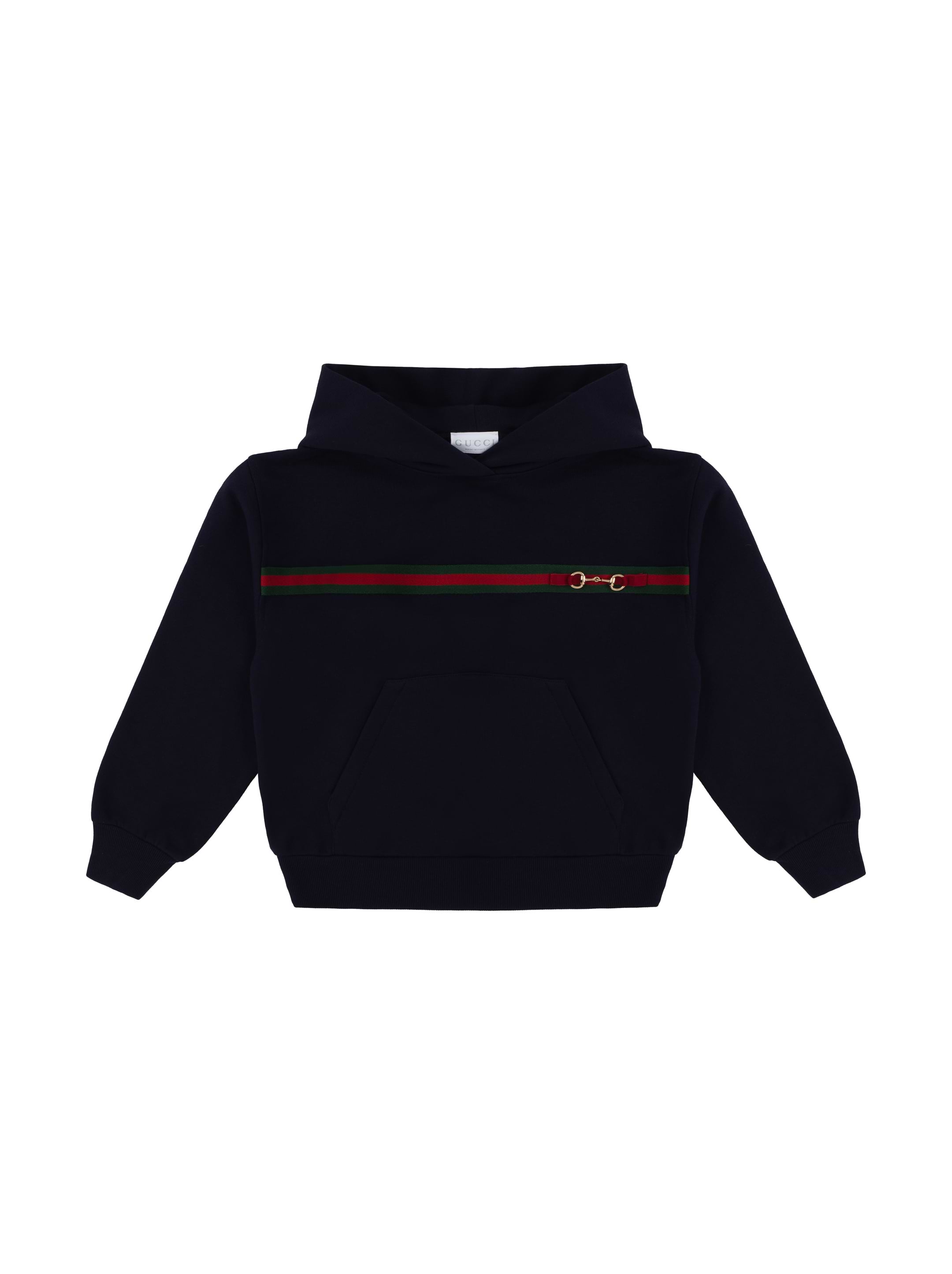 Gucci kids' Horsebit cotton hoodie - buy for 202300 KZT in
