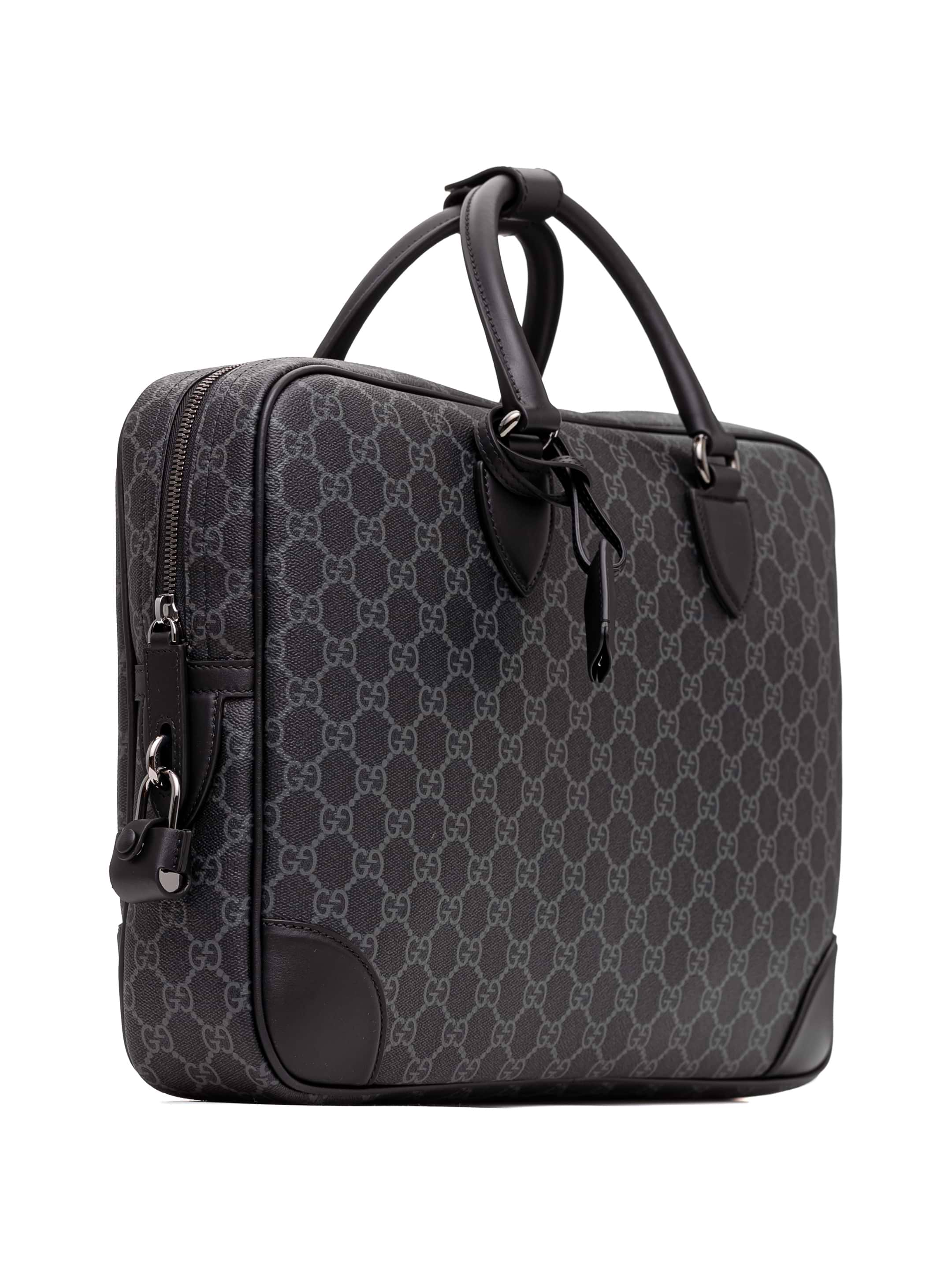 Gucci men's GG Emblem Leather briefcase - buy for 1189600