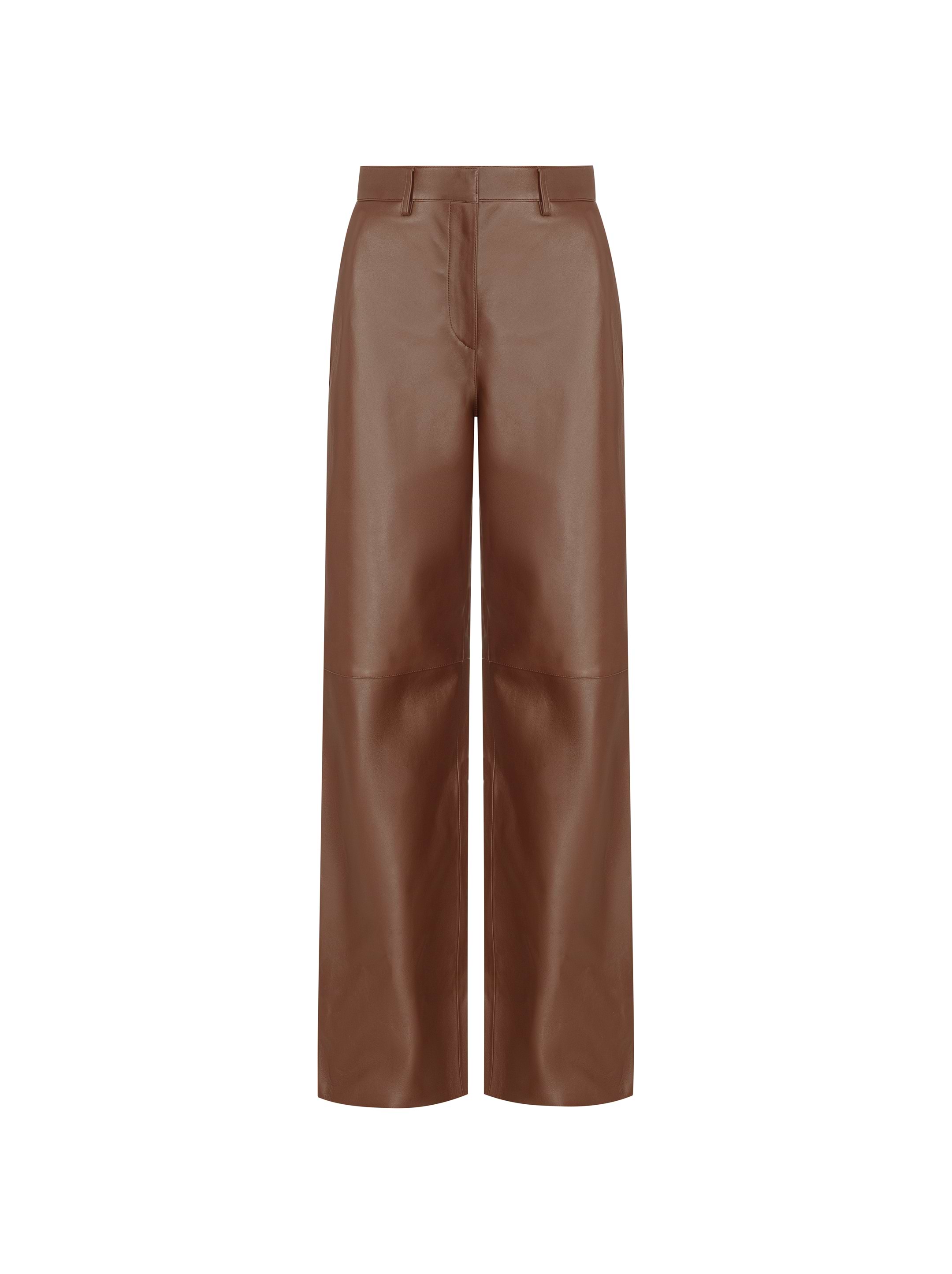 【25SS NEW】LOEWE_women / ウール プリーツ入りバレルパンツ ツイル バレルパンツ