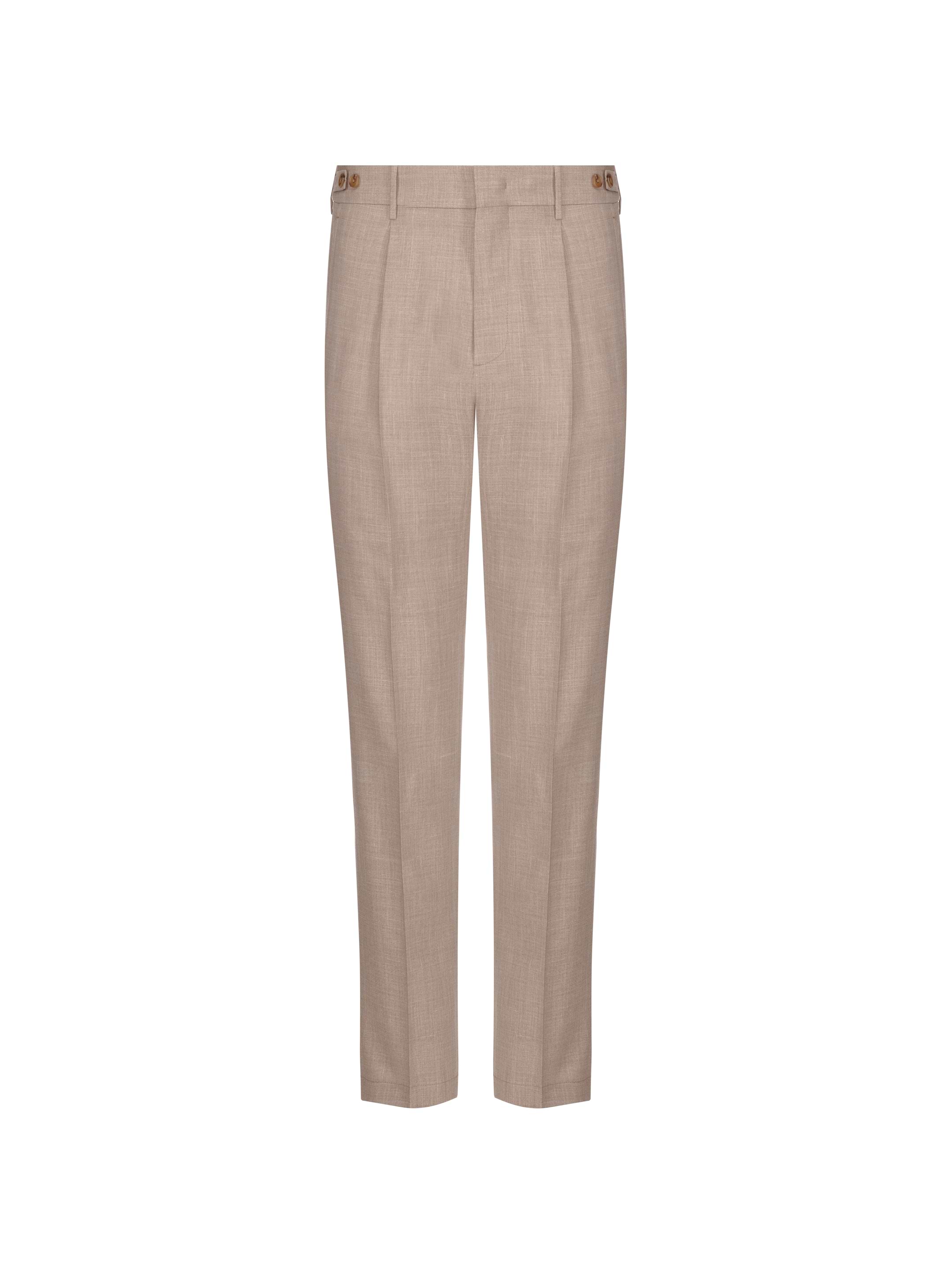 専用 BERWICH × CANONICO / tapered slacks Berwich men's Pressed-creased tapered pants - buy for 129200