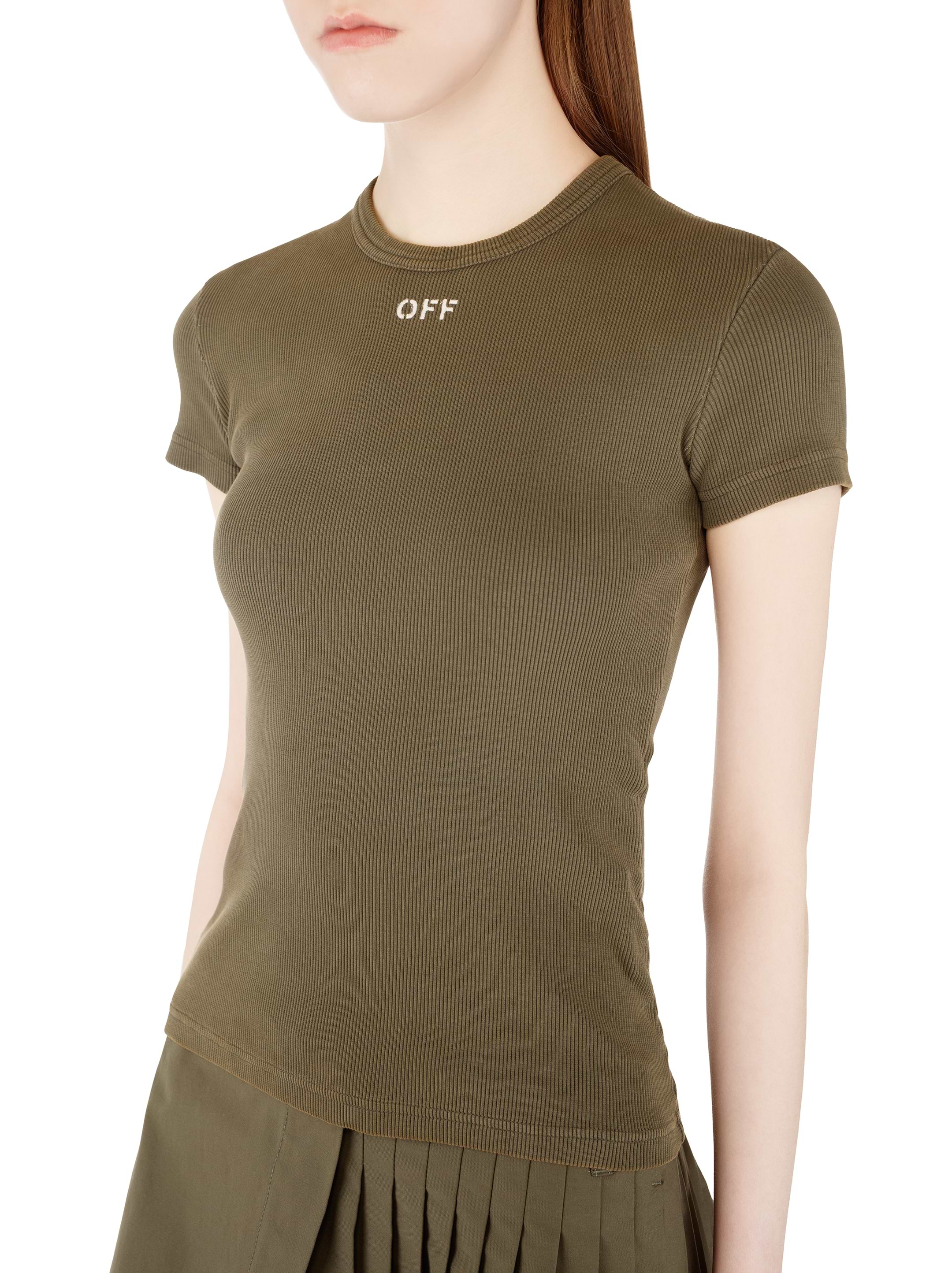 Logo jersey t-shirt Off-White for women - buy in the