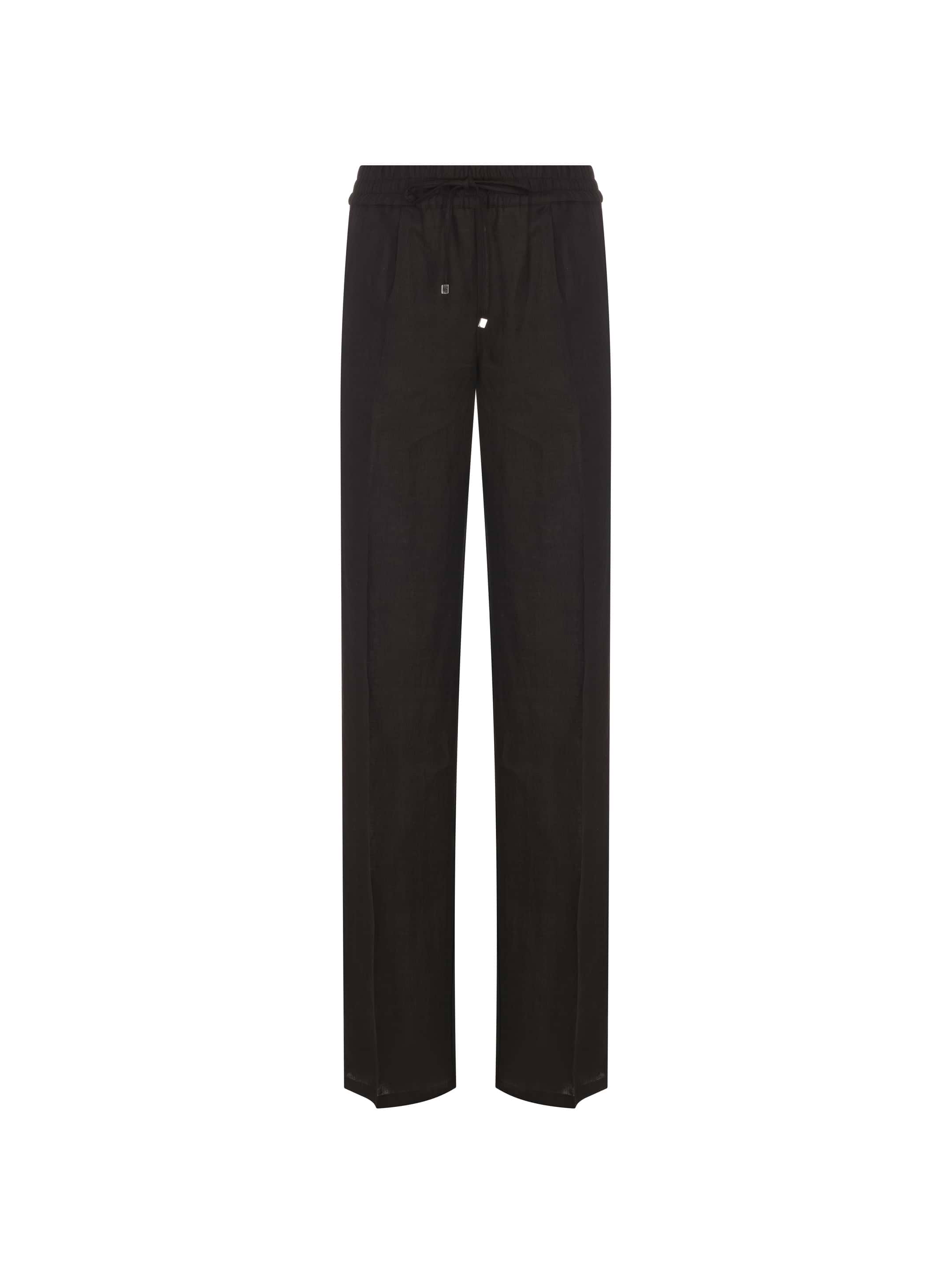 Linen straight leg pants Kiton for women - buy in the