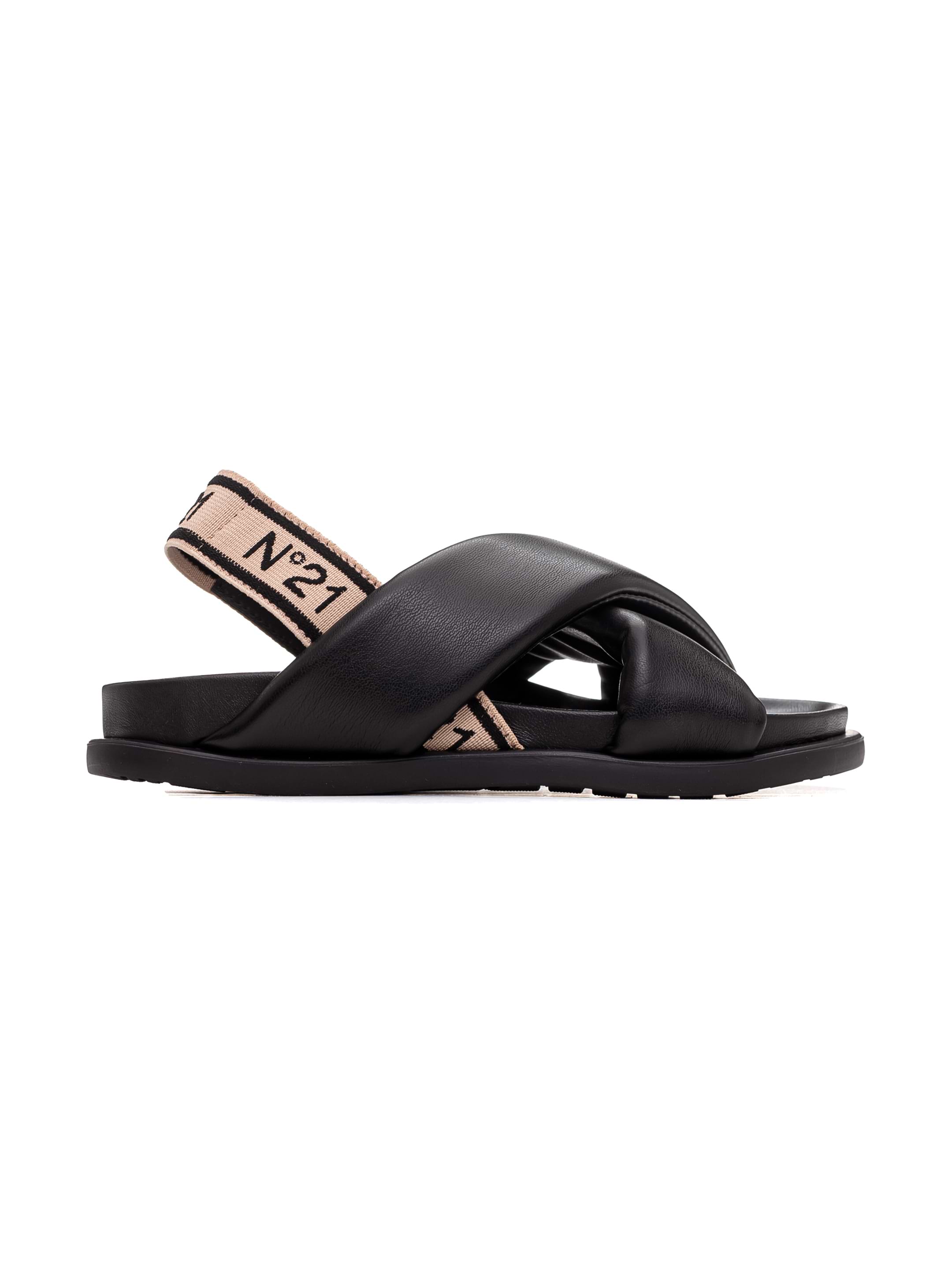 サンダル・ミュール Logo-embroidered ripstop sandals OFF-WHITE PRUNE SANDAL - Heel sandals WOMEN | Bocage
