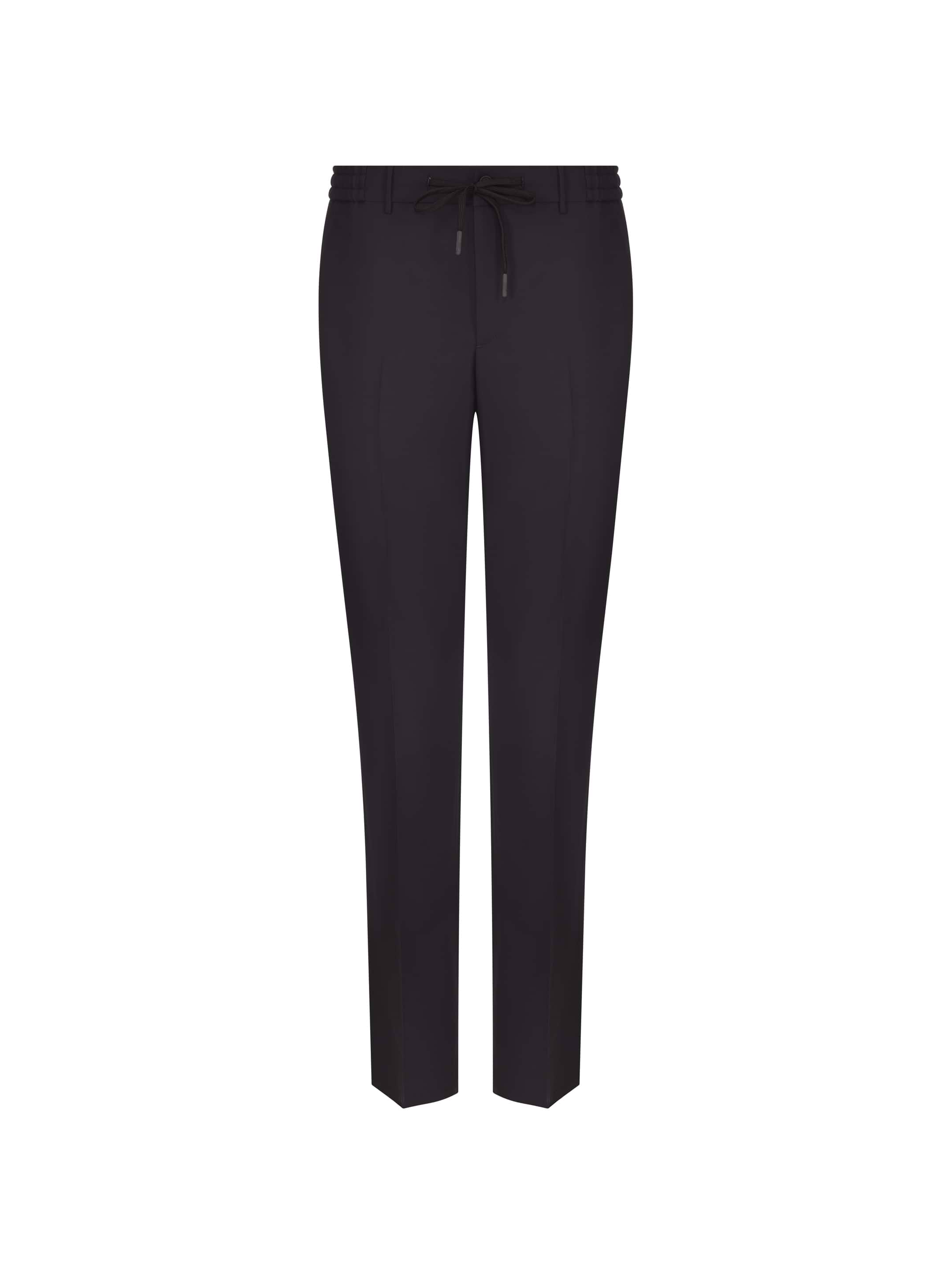 【美品】bow.a SUNGARD FRILL TAPERED PANTS Wolford Scuba Trousers For Women Slightly Flared Regular Fit