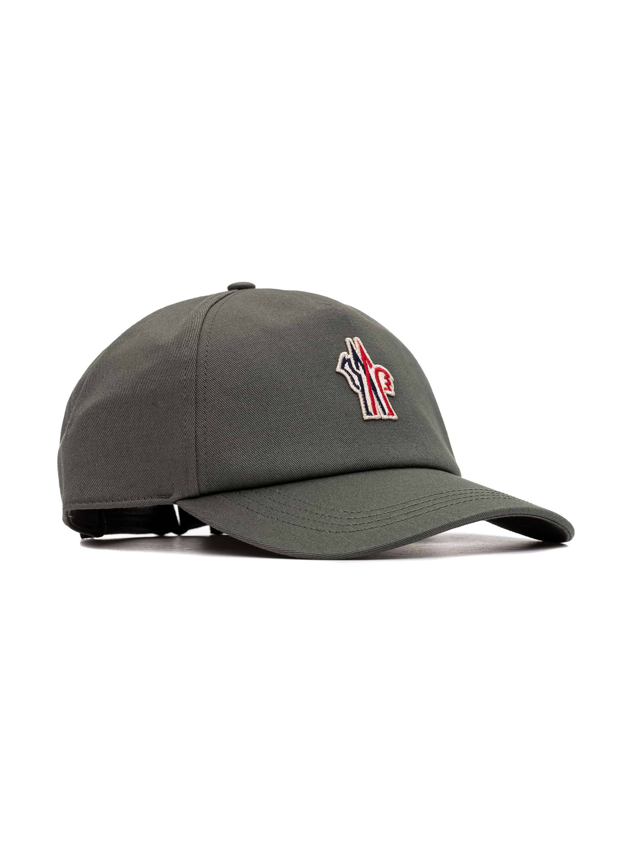 【関税＆送料込み】Moncler Black Cotton Cap Logo cotton gabardine baseball cap in black - Moncler