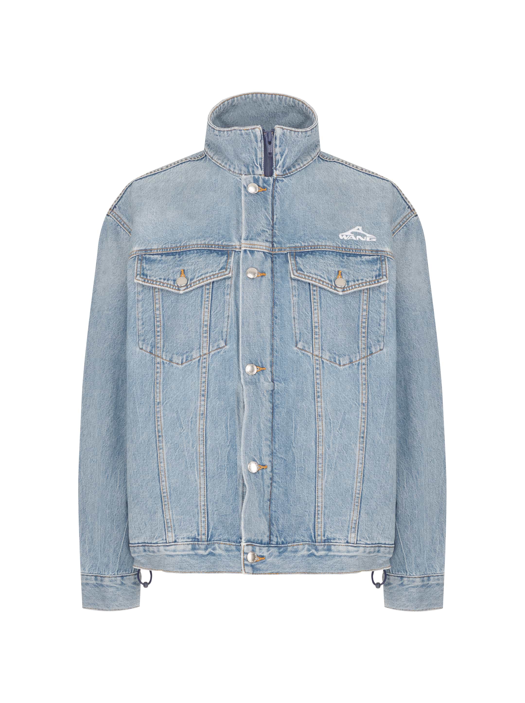 ジャケット・アウター Jewelry AZALEA WANG ACDC STUDDED PATCHWORK DENIM MOTO JACKET – AKIRA