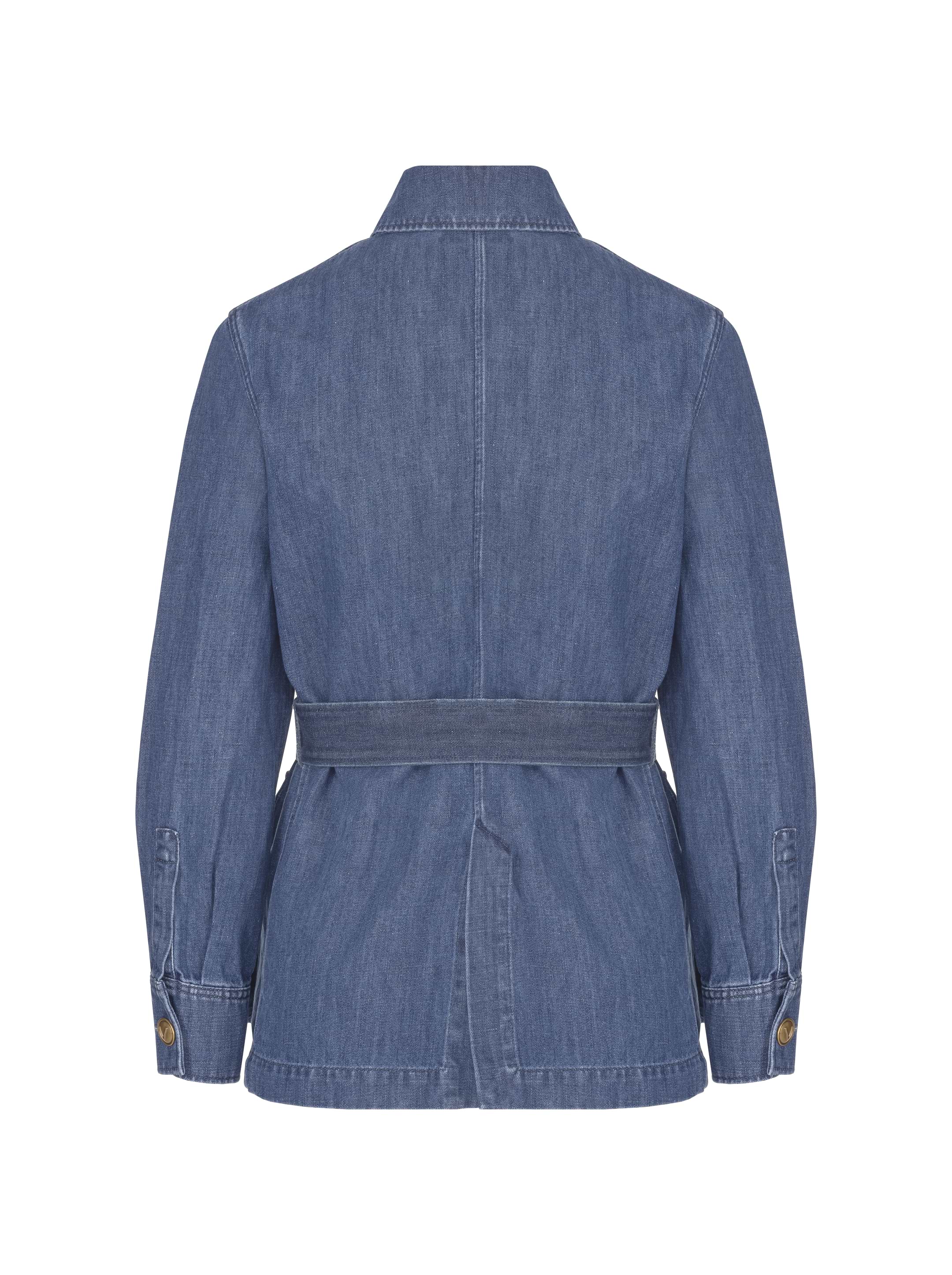 Denim jacket with belt Valentino Garavani for women - buy in
