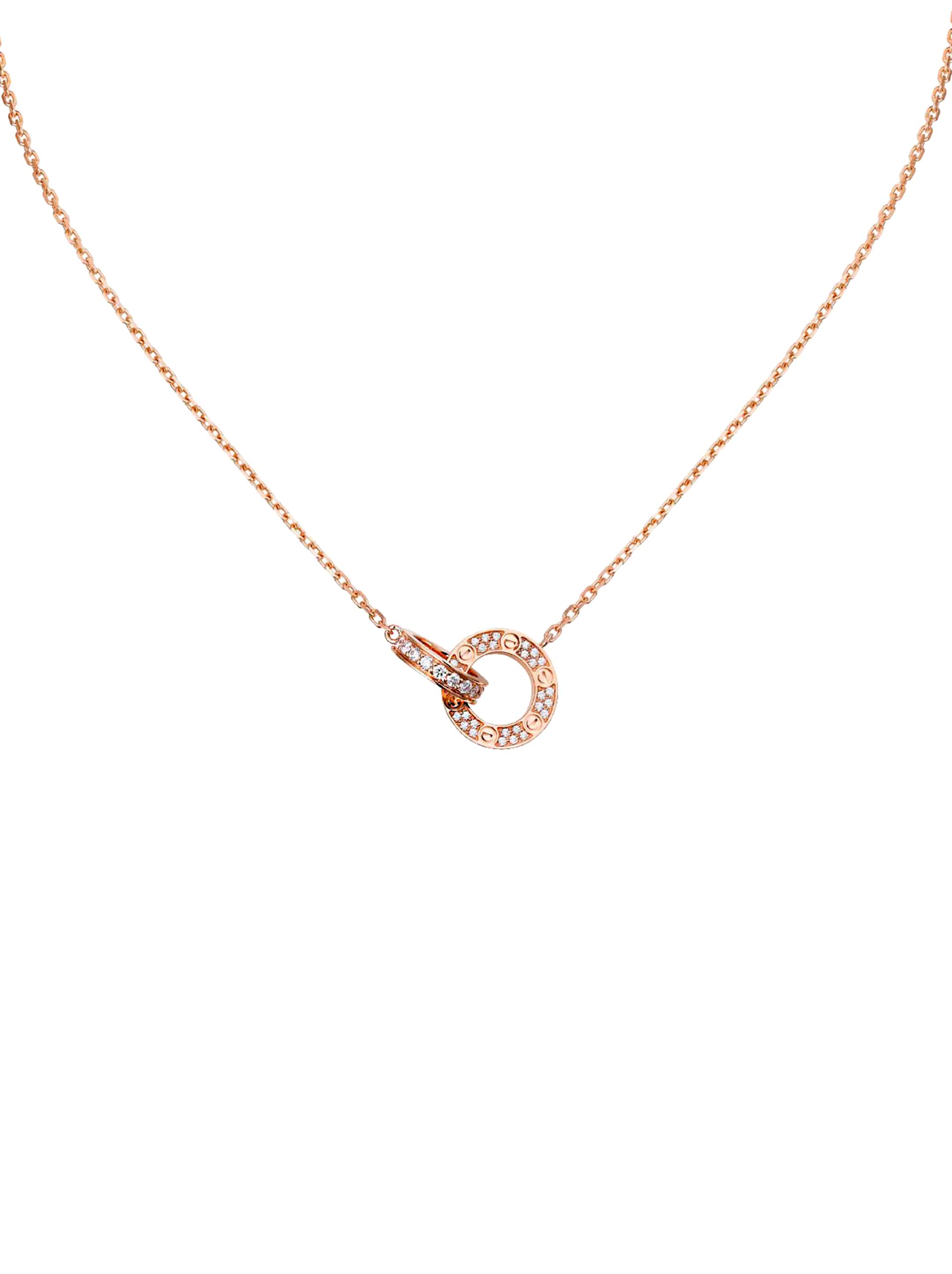 [韓国人気ジュエリー] nff love line necklace Cartier Love Necklace Rose gold 750 - buy for 3808000 KZT in