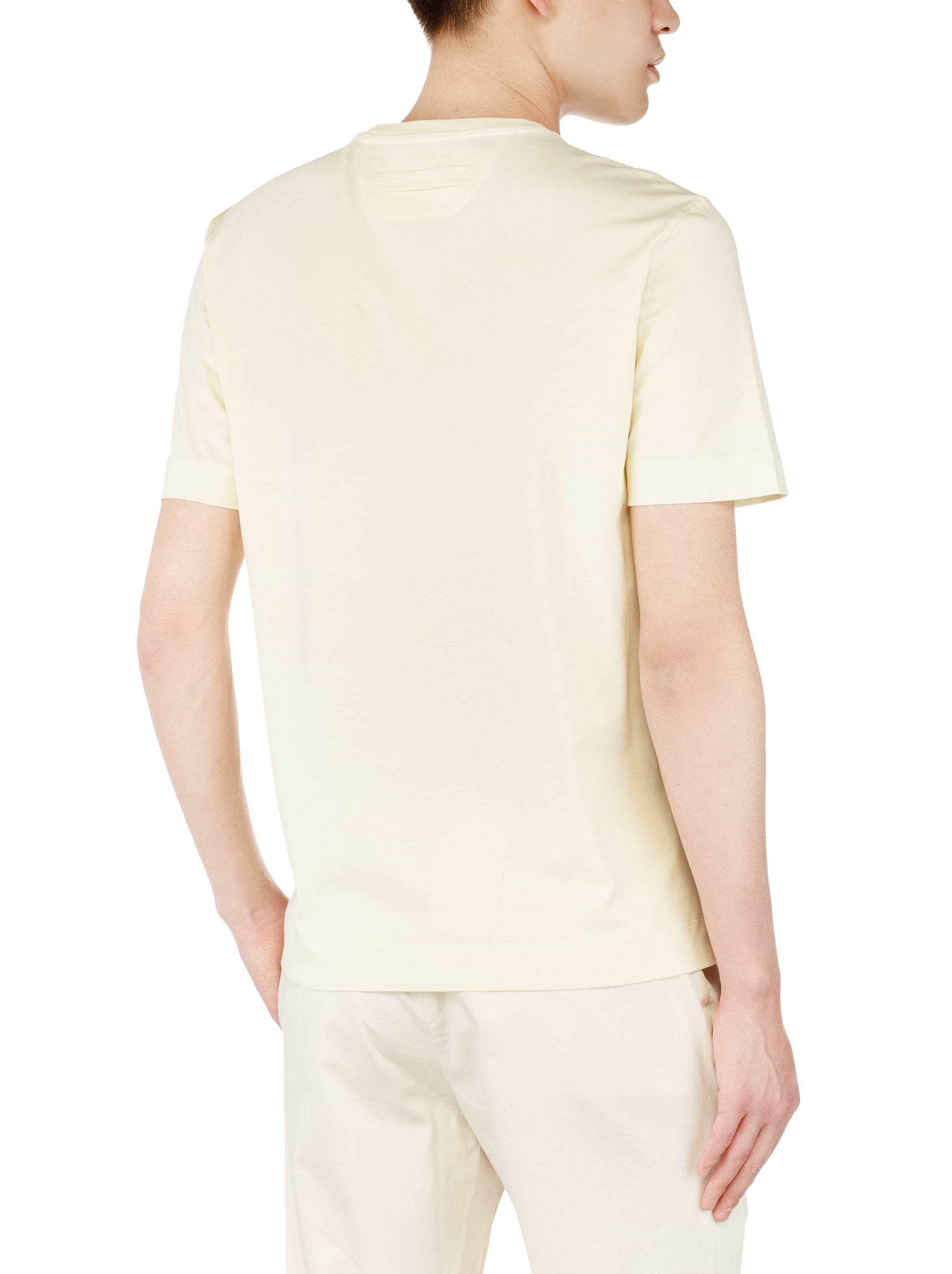 Tシャツ・カットソー ERMENEGILDO ZEGNA Men Tops RUF360A9 F765262 Beige Zegna Fall 2022 Menswear Collection | Vogue