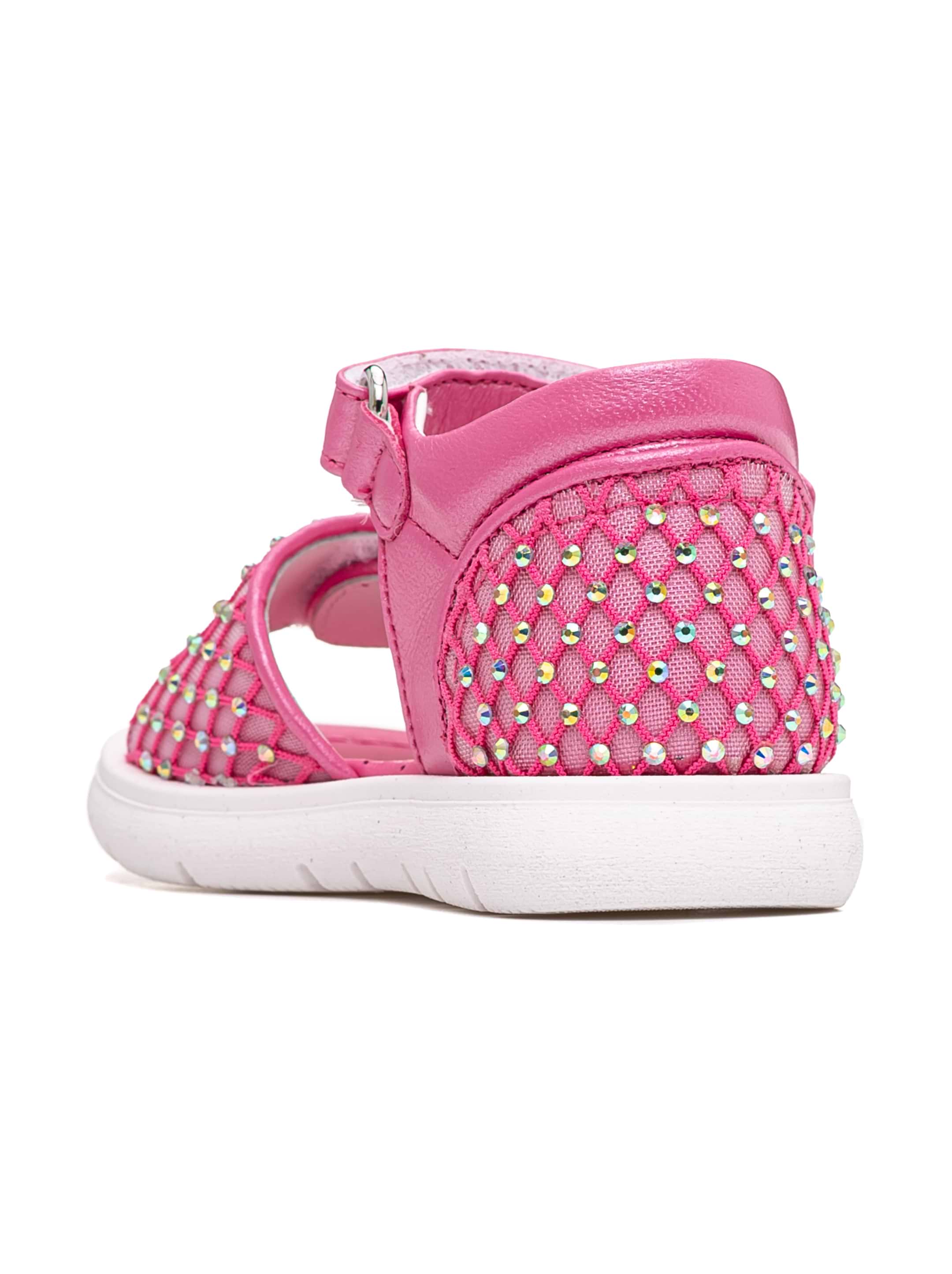 Missouri kids' Leather sandals with rhinestones - buy for