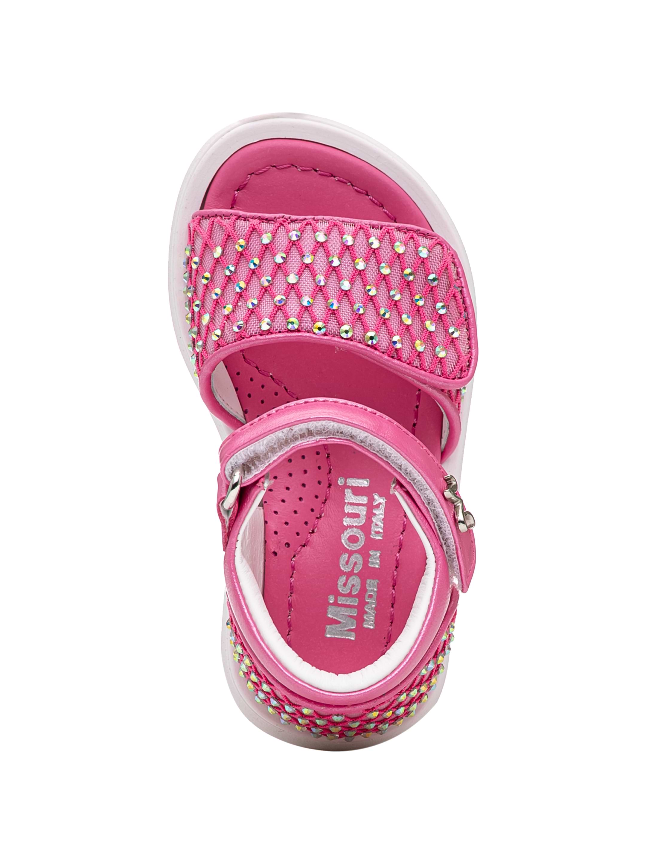 美品❣️ＲＯＳＥＢＵＤ Missouri kids' Leather sandals with rhinestones - buy for