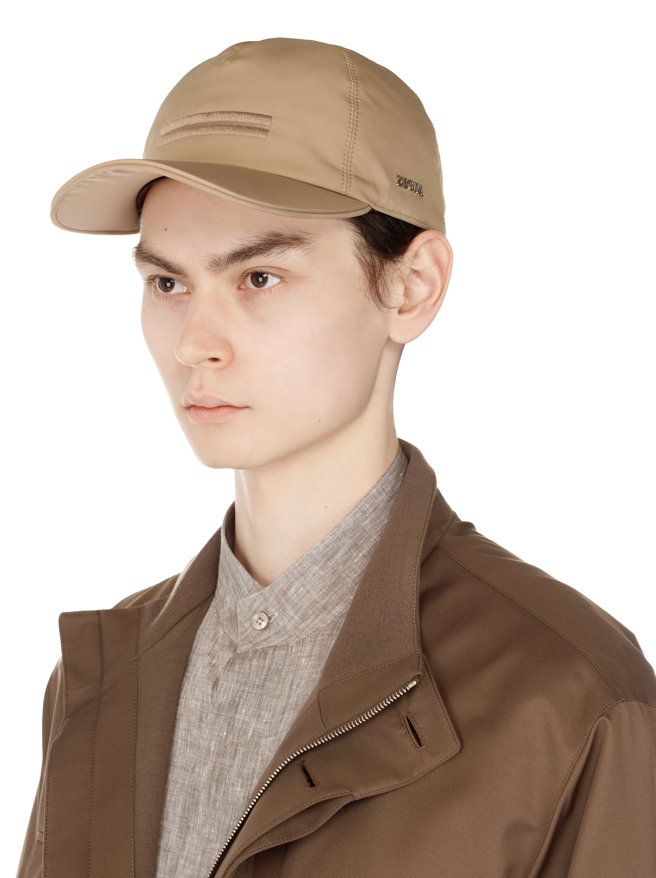 ZEGNA キャップ ベージュ ZEGNA #MEN FALL/WINTER '22 The airy Zephyr baseball cap is