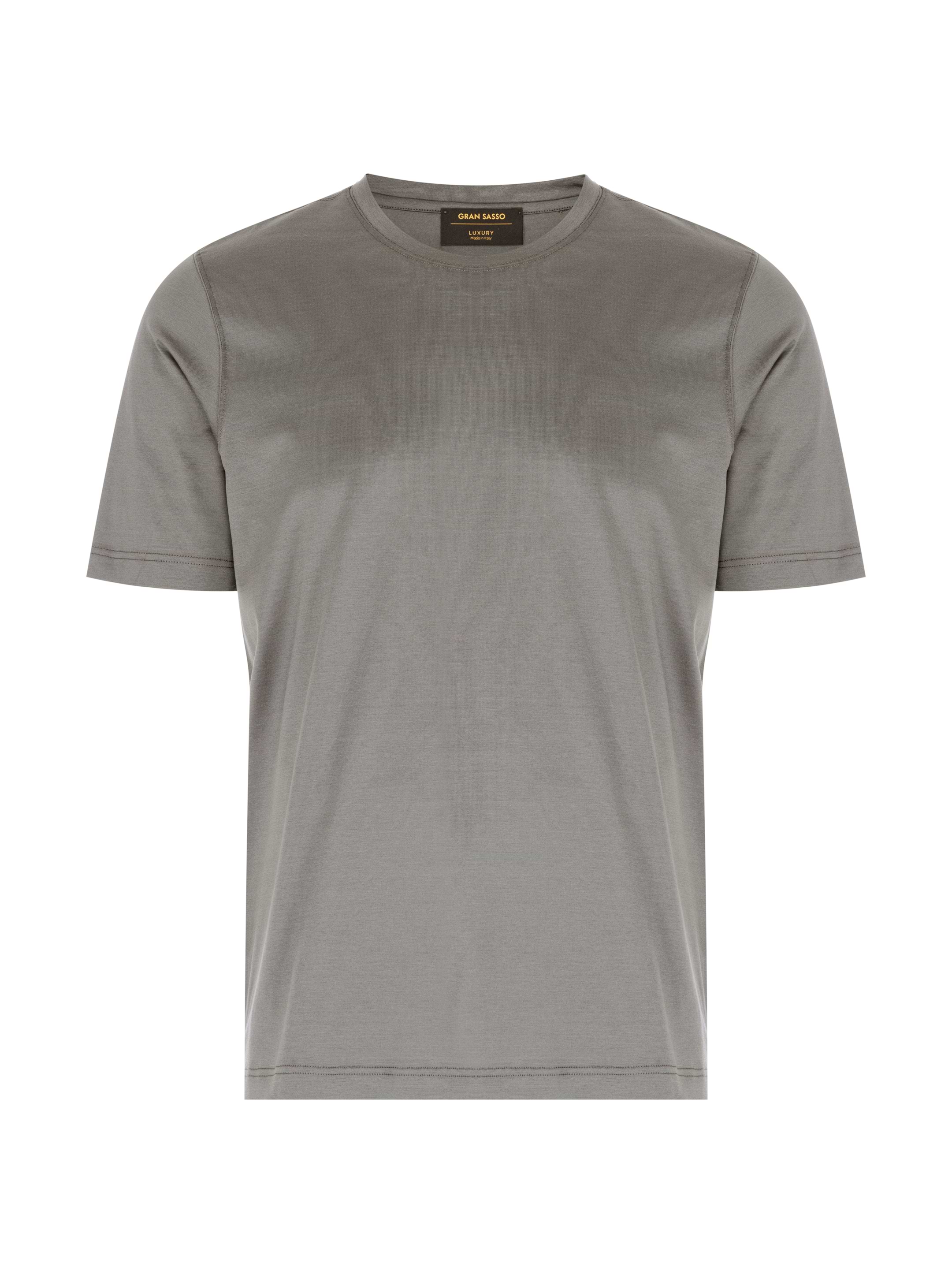 Tシャツ・カットソー GRAN SASSO Men T Shirts 57181 18045430 Green Gran Sasso Cotton Terry Tee Green at CareOfCarl.com