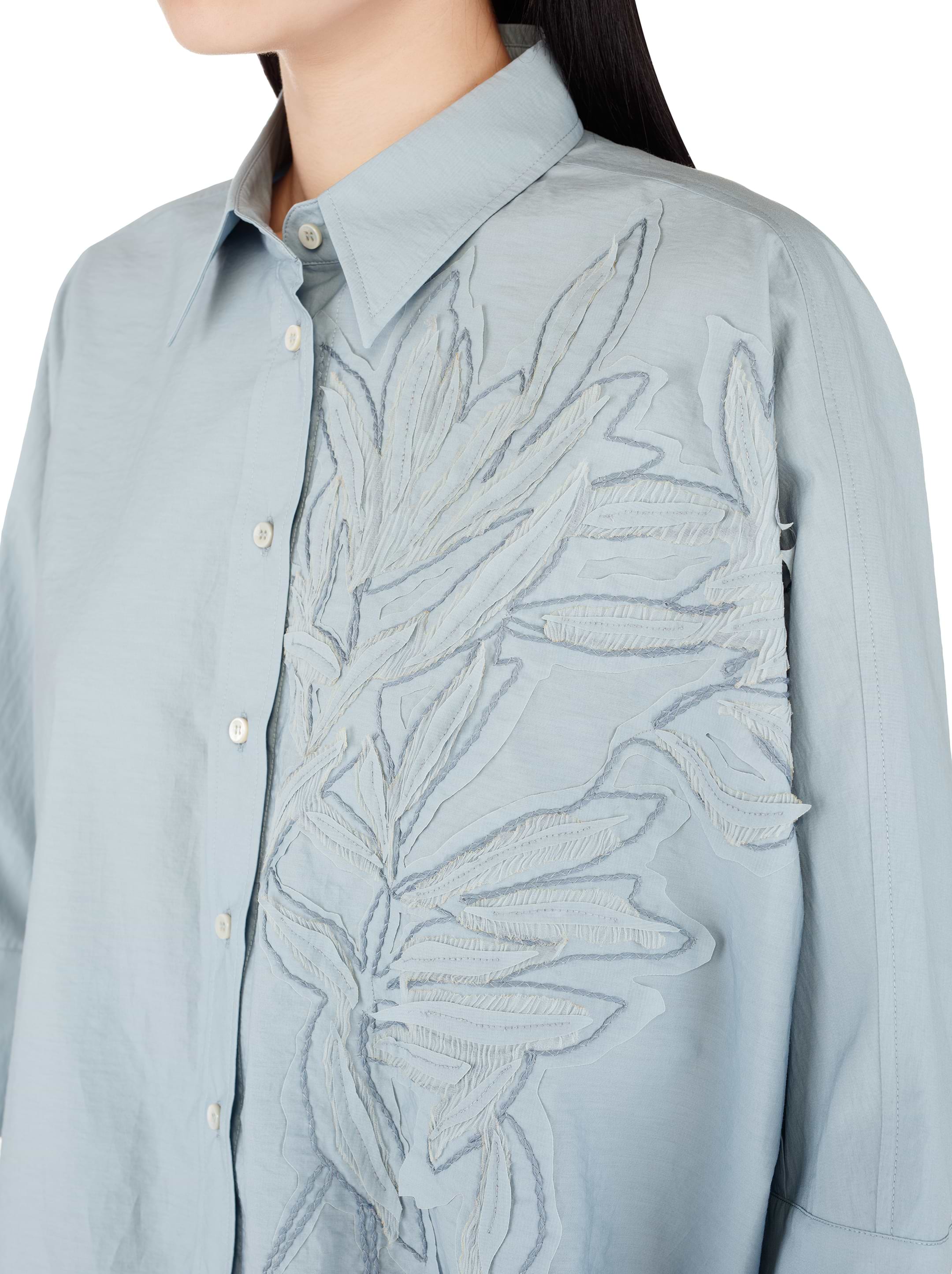 【関税＆送料込み】Brunello Cucinelli Techno Cotton Poplin BRUNELLO CUCINELLI Oversized bead-embellished cotton-blend