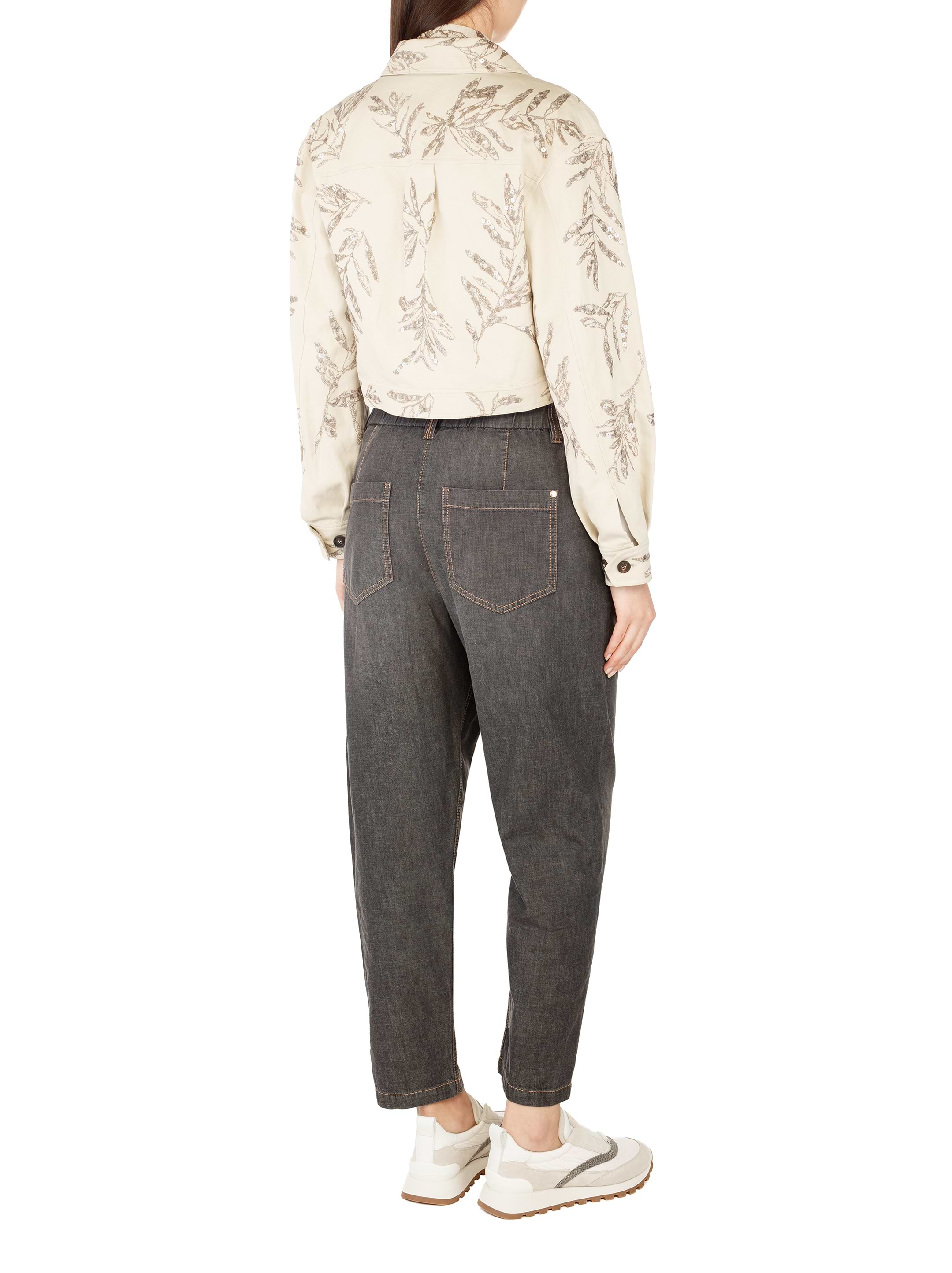 Brunello Cucinelli MH544HH606C015 関税送料込 Brunello Cucinelli ストレッチ シルクサテン Tシャツ (すべての