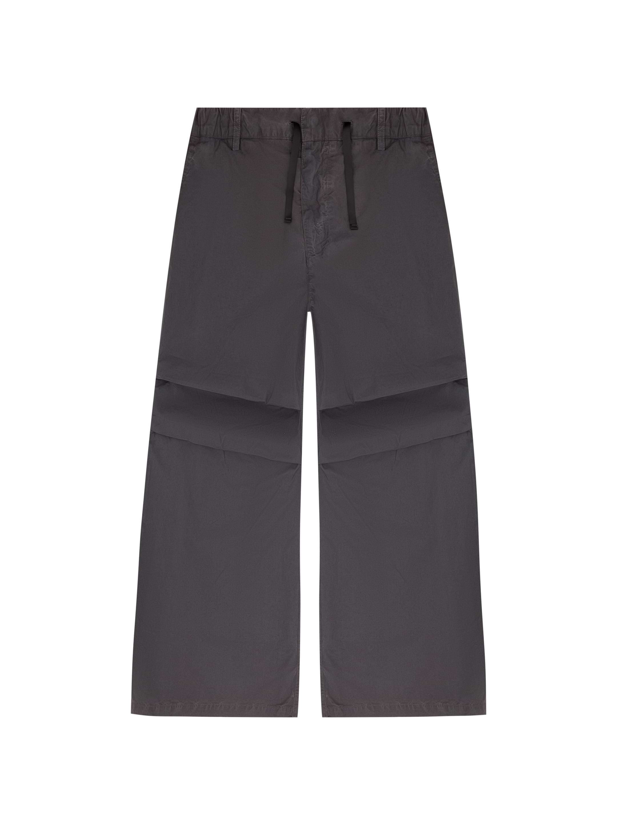 パンツ MaisonSpecial artificialleatherwidepants Side Zipper Parachute Pants