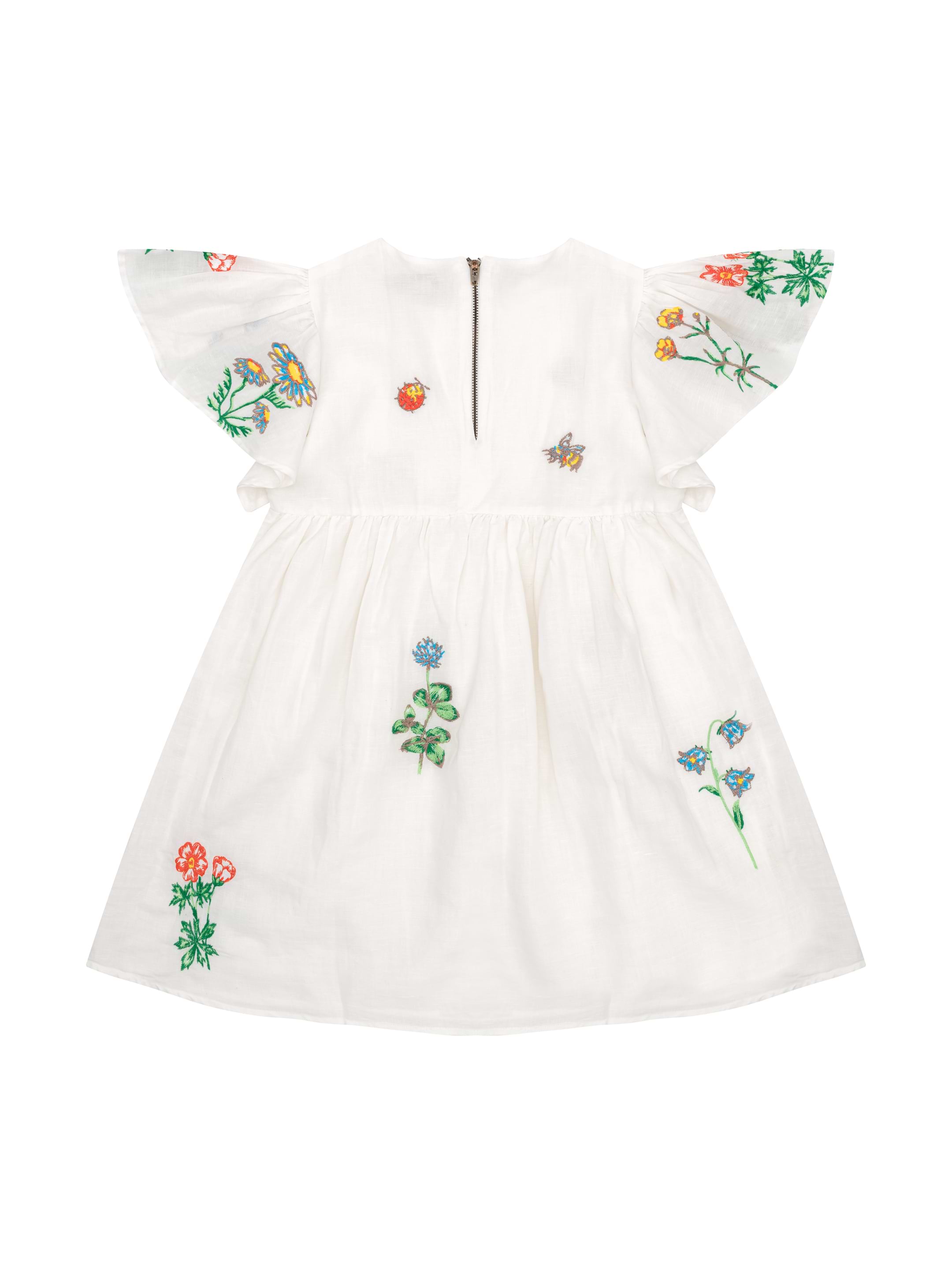 Stella McCartney kids' Dress with floral embroidery - buy