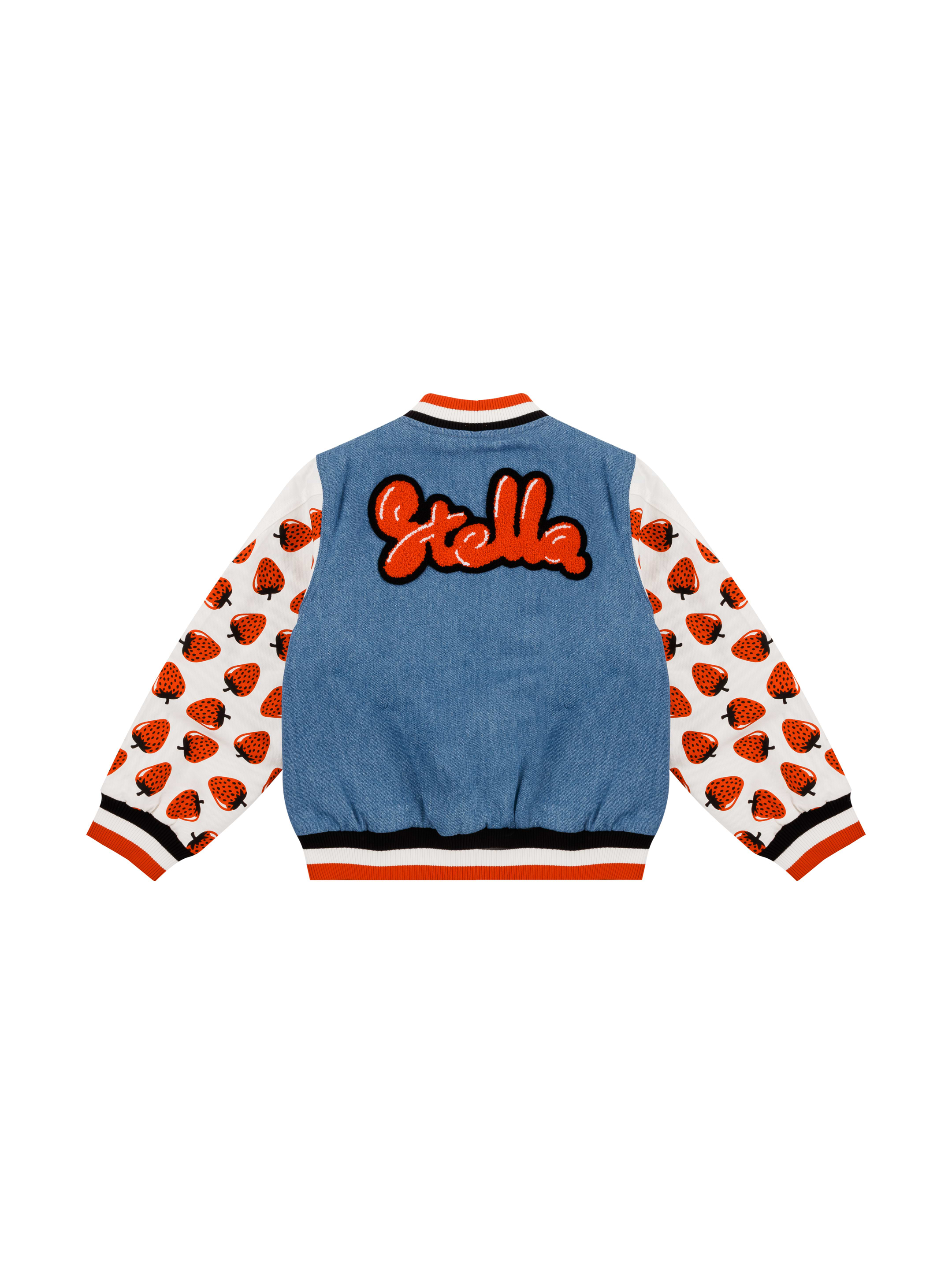 STELLA McCARTNEY タイダイデザインジャケット Stella McCartney kids' Denim bomber jacket with a patch