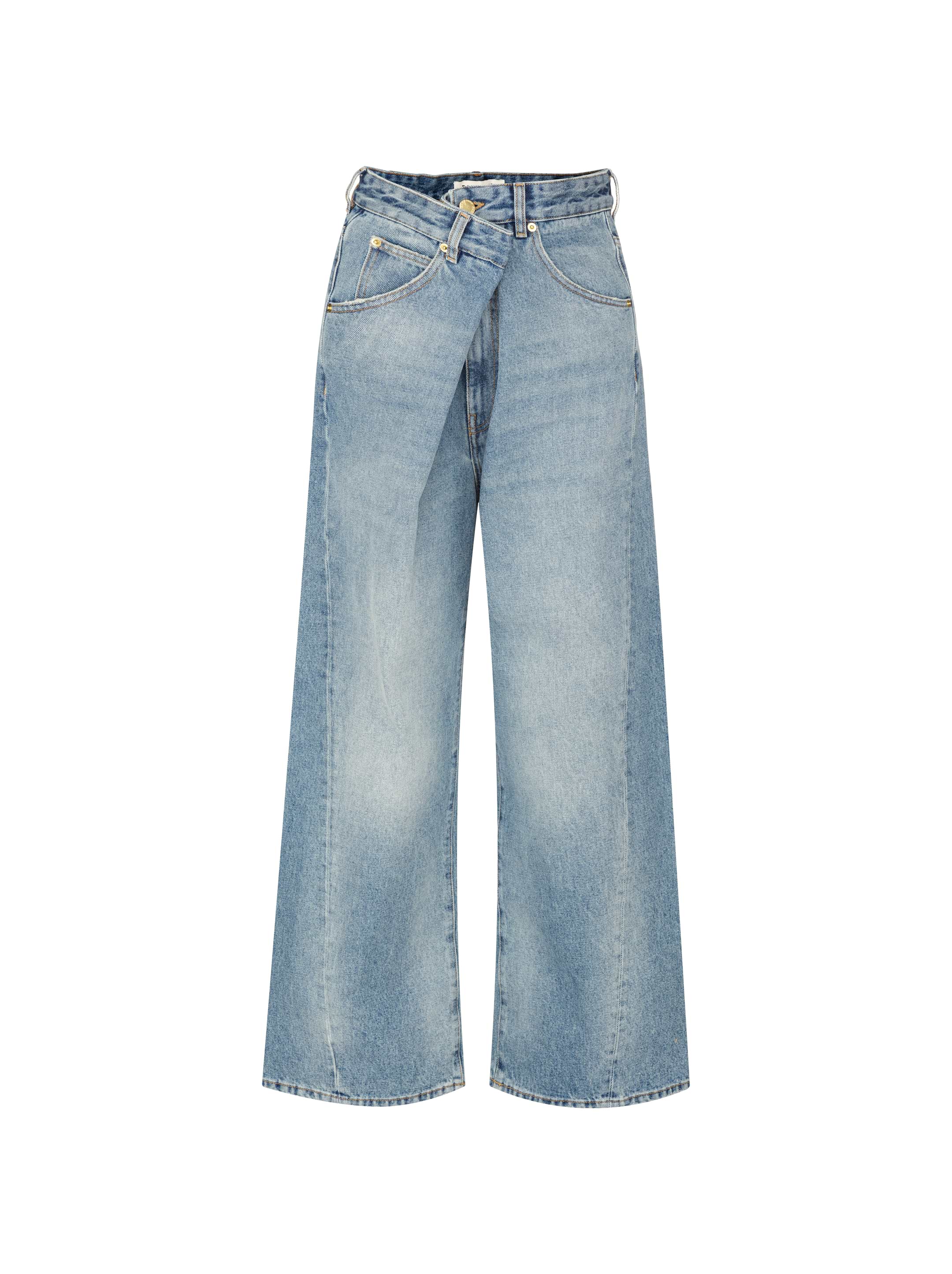 【HI FI FNK】Bremb Pocket Wide Denim WIDE FIT BIKER DENIM
