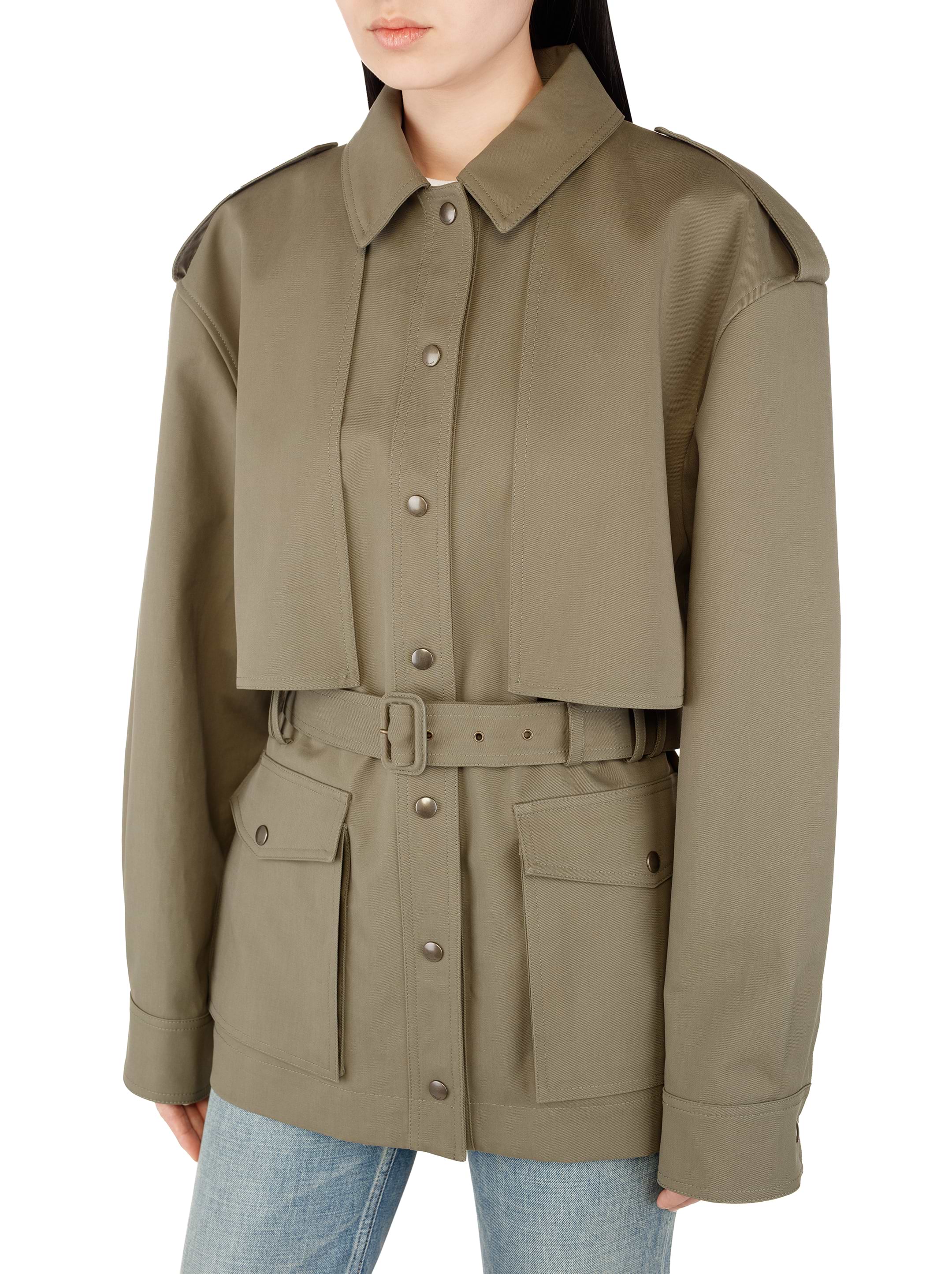 【関税＆送料込み】Saint Laurent Trench SAINT LAURENT Satin Trench Coat | endource