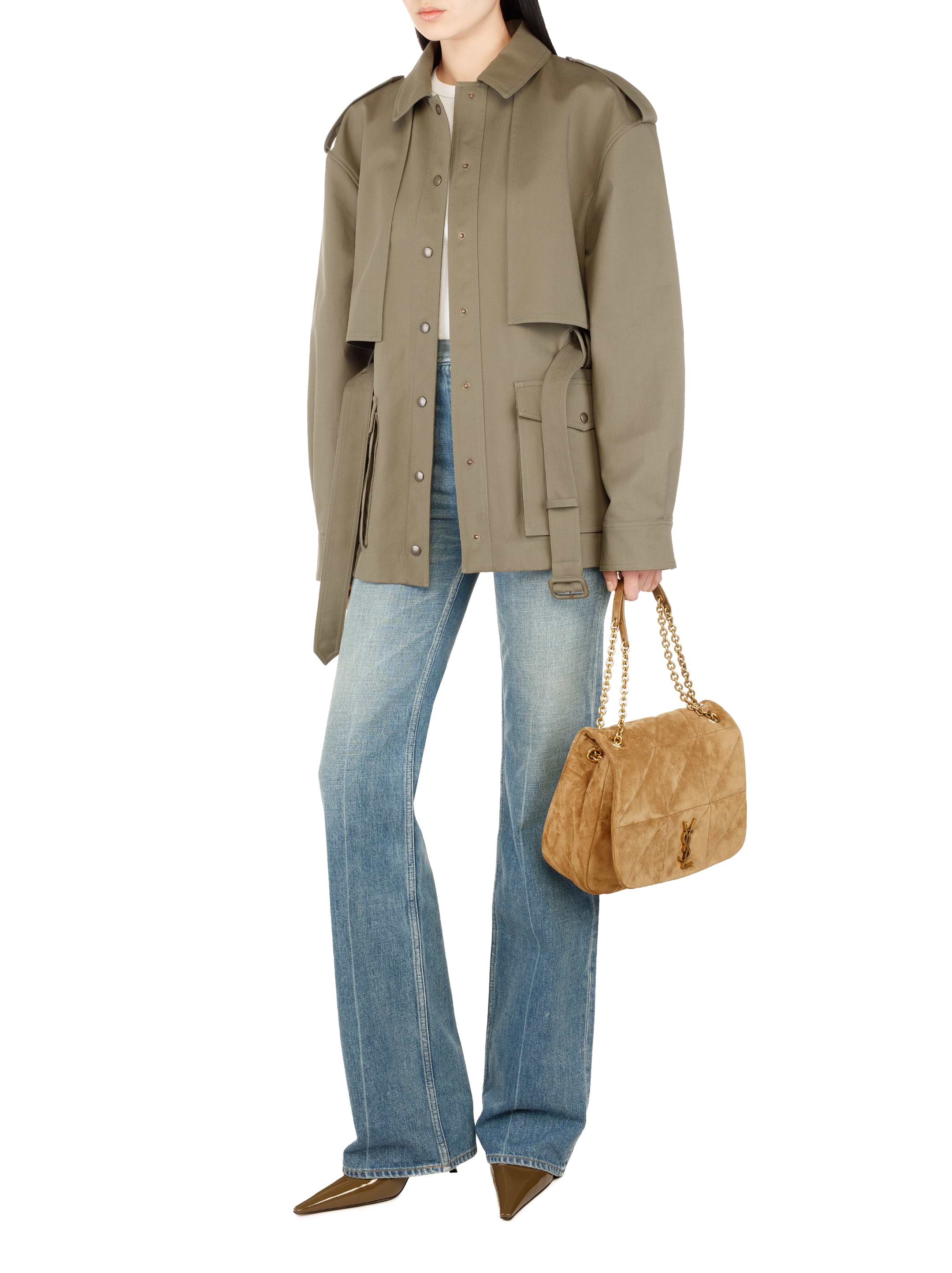 【関税＆送料込み】Saint Laurent Trench SAINT LAURENT Satin Trench Coat | endource